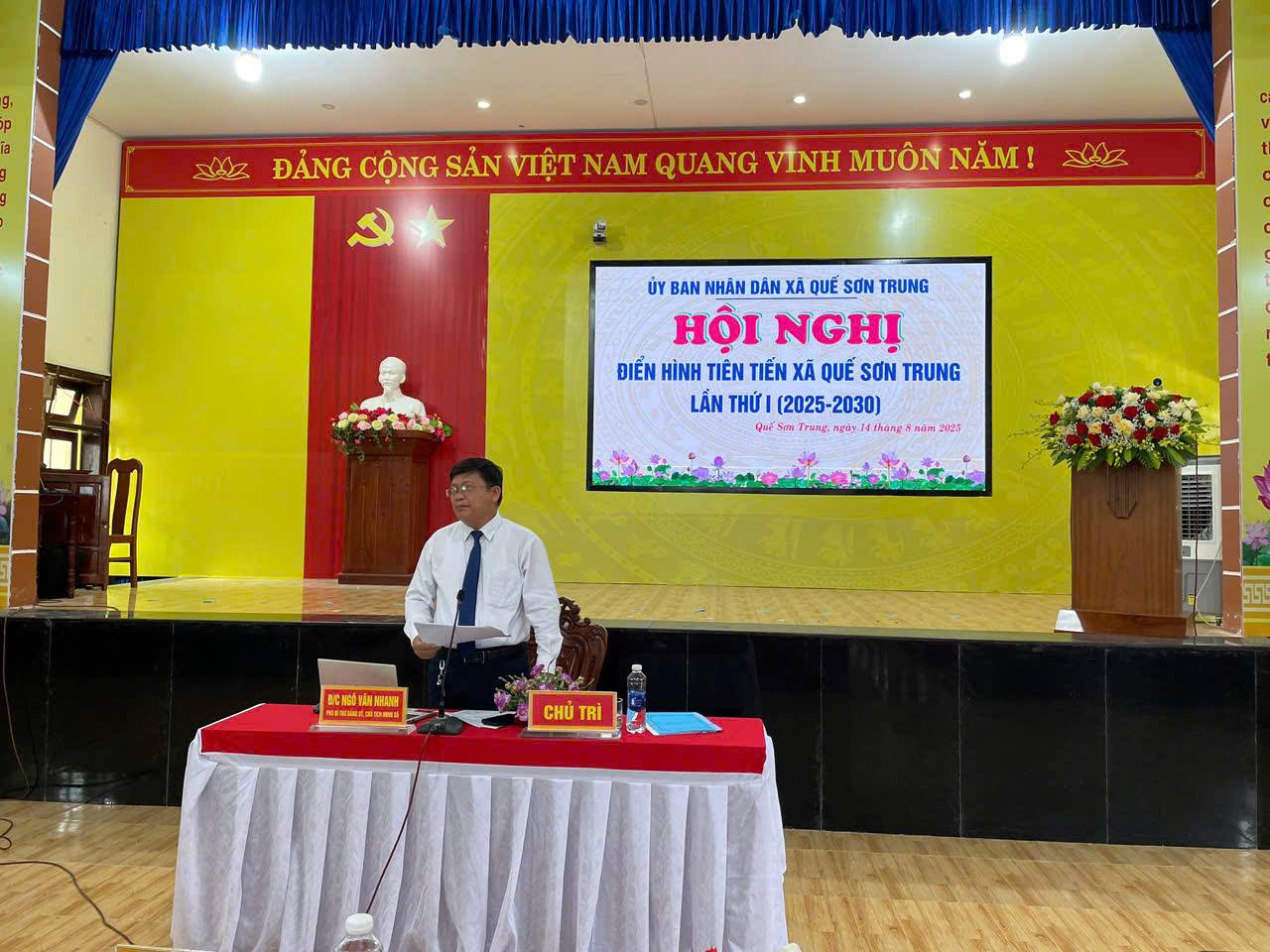 HỘI NGHỊ ĐIỂN HÌNH TIÊN TIẾN XÃ QUẾ SƠN TRUNG LẦN THỨ I (2025 - 2030)