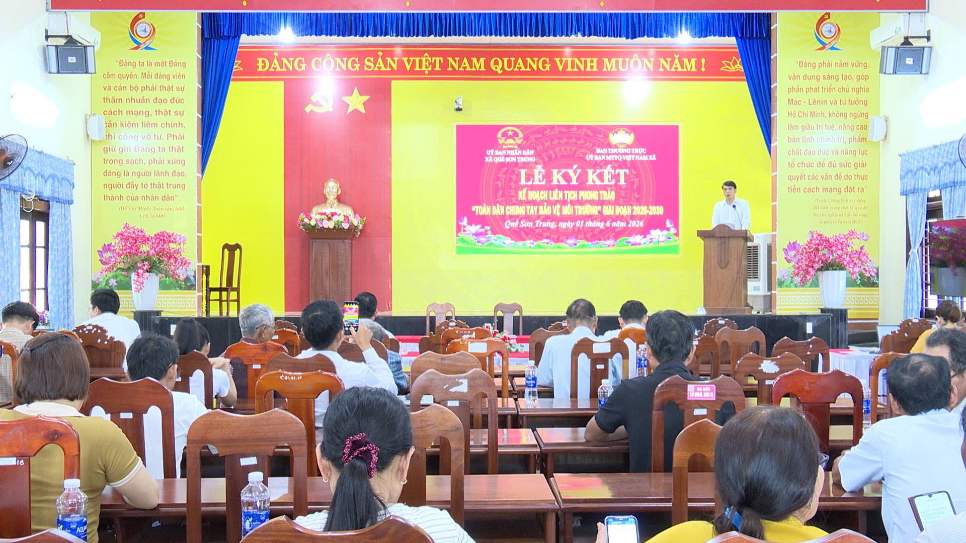 Xã Quế Sơn Trung phát động Phong trào toàn dân chung tay bảo vệ môi trường giai đoạn 2026 - 2030