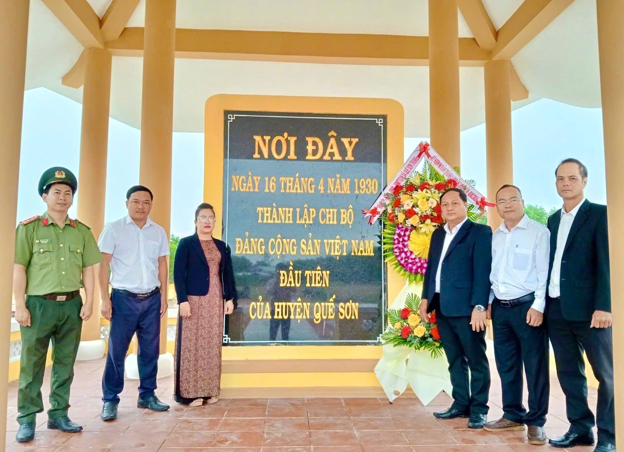 96 năm - Dòng chảy lịch sử - tiếp nối tự hào - Kỷ niệm 96 năm Ngày thành lập Đảng bộ huyện Quế Sơn (16/9/1930 - 16/9/2026)