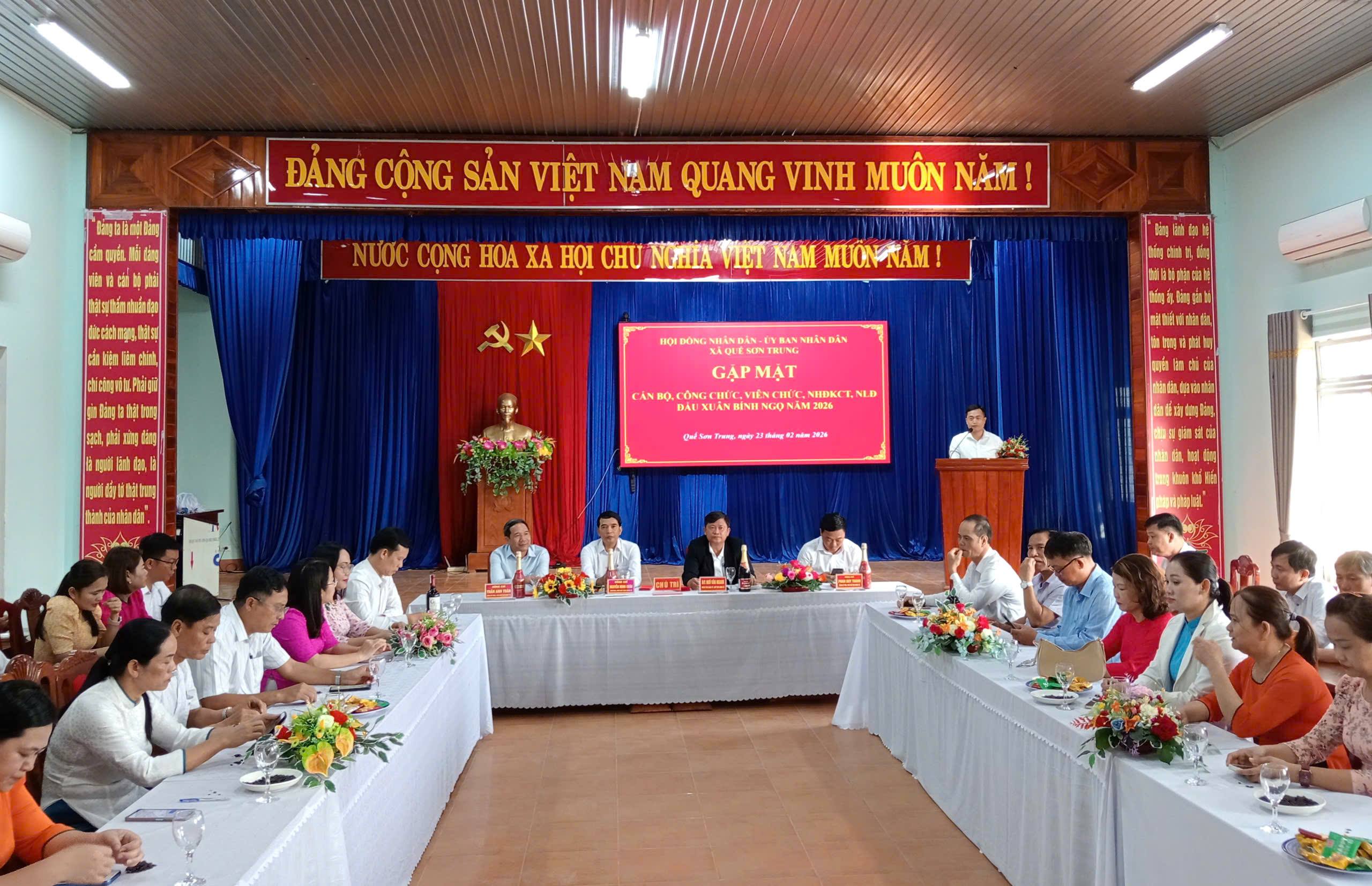 Chào cờ và gặp mặt đầu Xuân Bính Ngọ 2026.