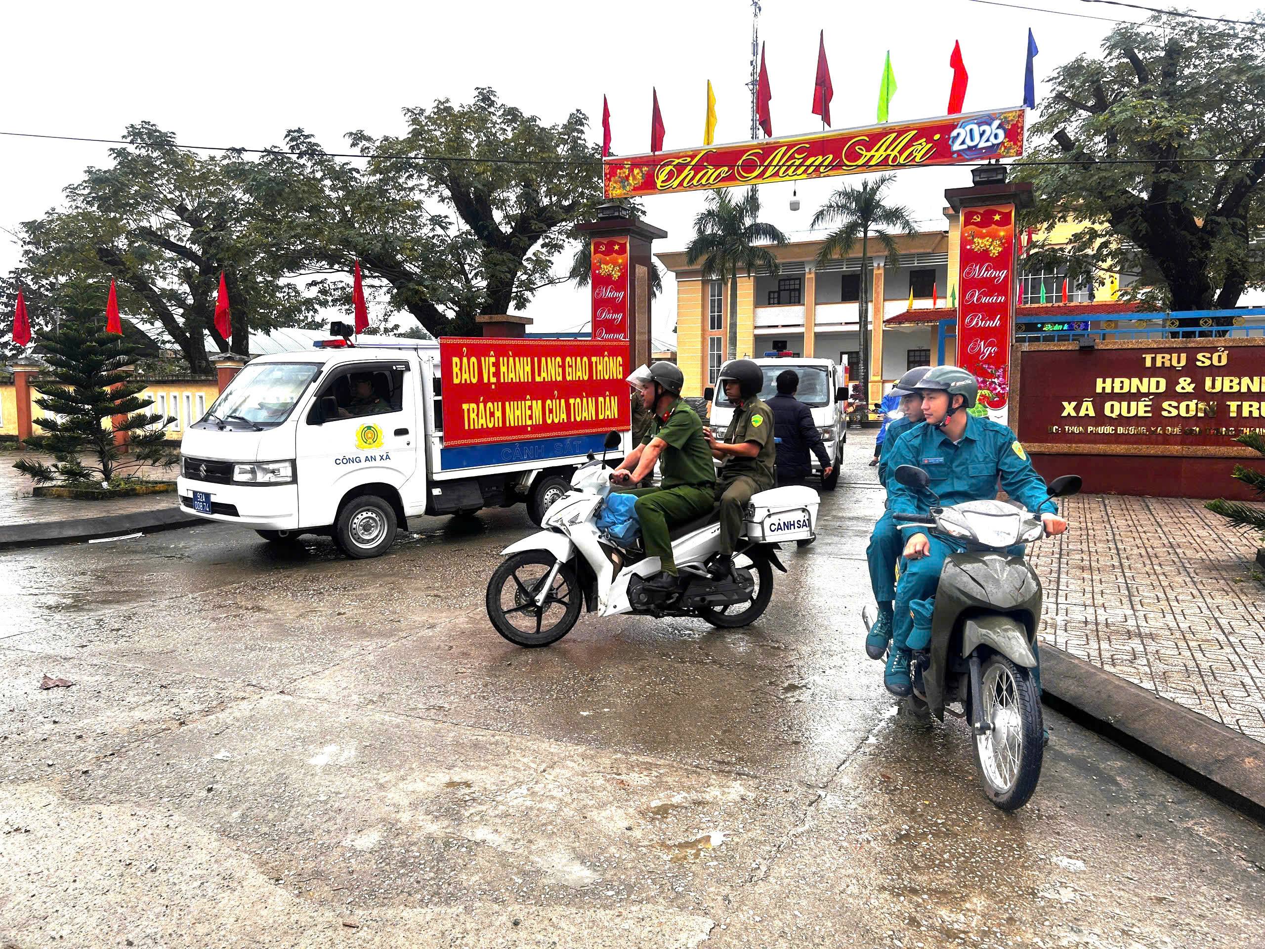Sắp diễn ra đợt Ra quân cao điểm lập lại trật tự vỉa hè, vệ sinh môi trường trên địa bàn xã Quế Sơn Trung