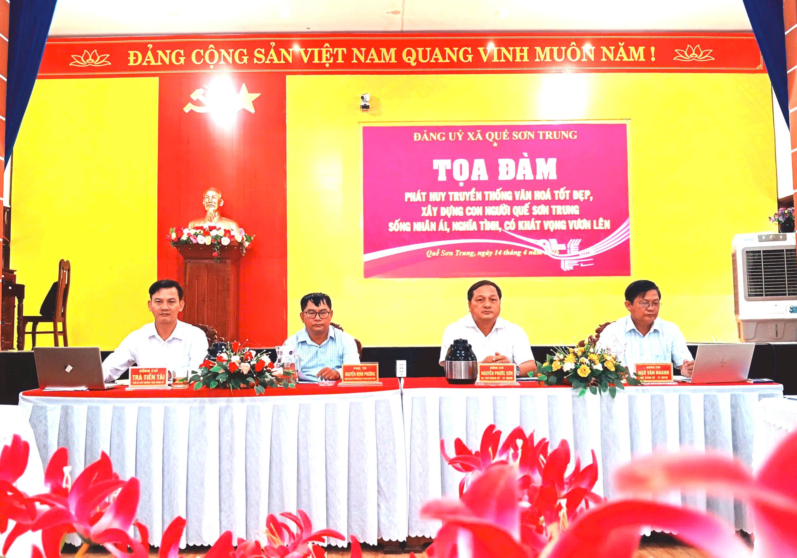Tọa đàm Phát huy truyền thống văn hóa, xây dựng con người sống nhân ái, nghĩa tình, có khát vọng vươn lên