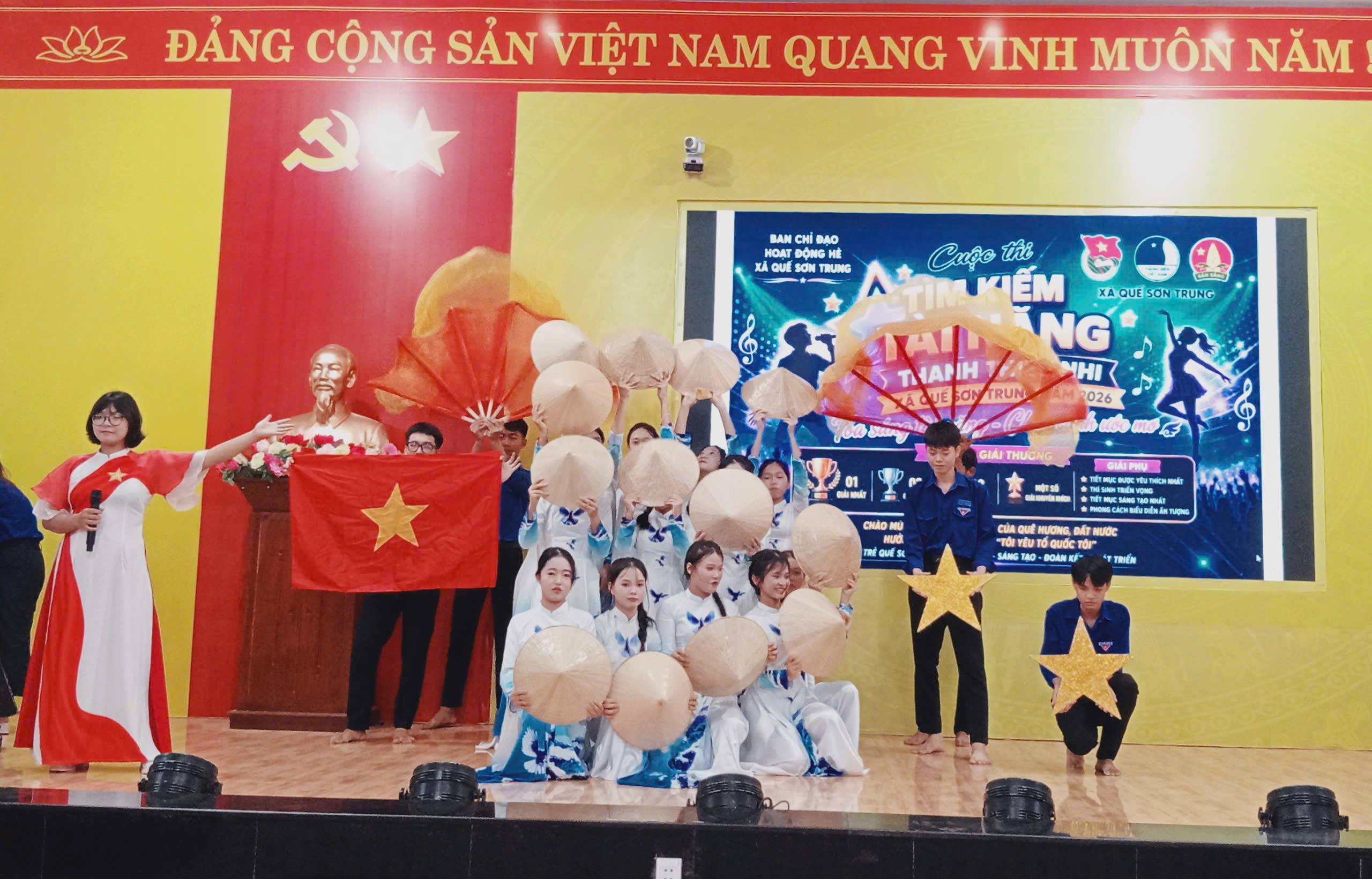 Cuộc thi tìm kiếm tài năng thanh thiếu nhi xã Quế Sơn Trung năm 2026