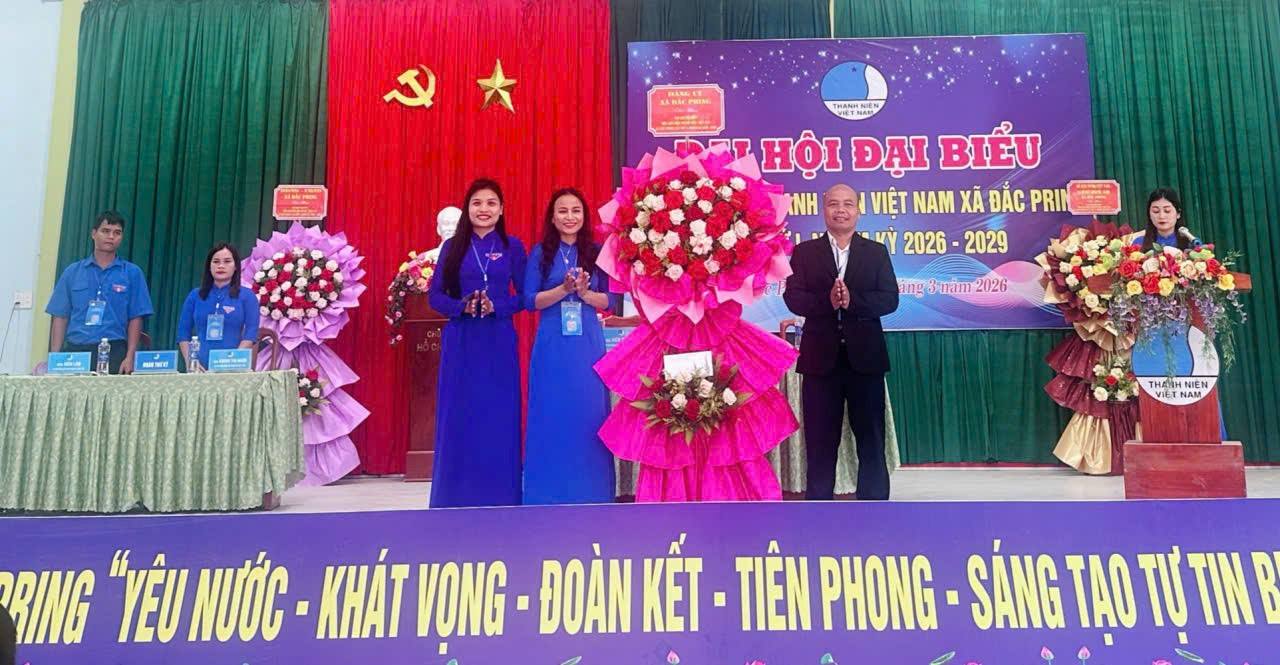 Đại hội Hội Liên hiệp Thanh niên Việt Nam xã Đắc Pring lần thứ I nhiệm kỳ 2026 – 2029.