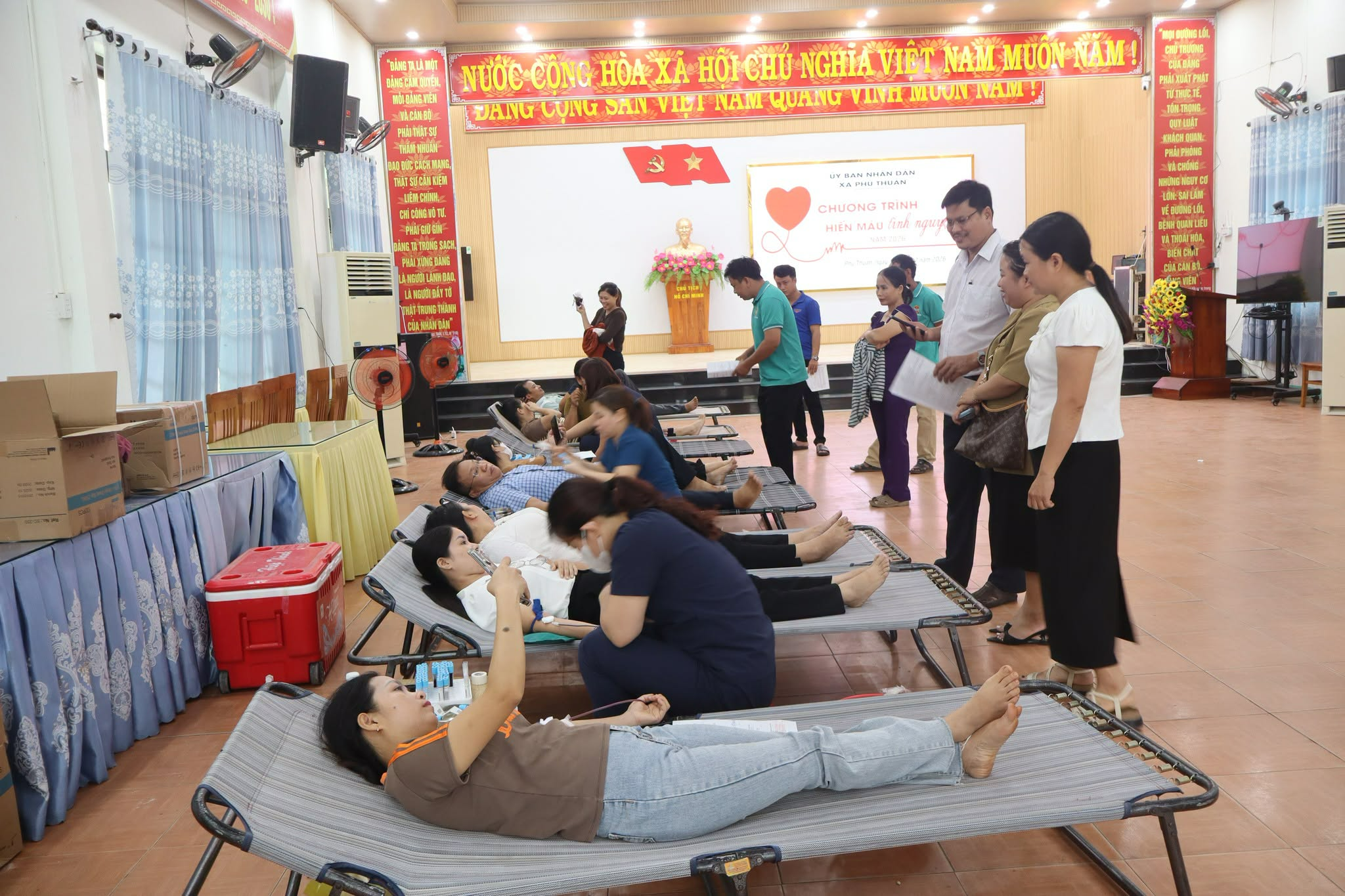 XÃ PHÚ THUẬN TỔ CHỨC NGÀY HỘI HIẾN MÁU TÌNH NGUYỆN NĂM 2026