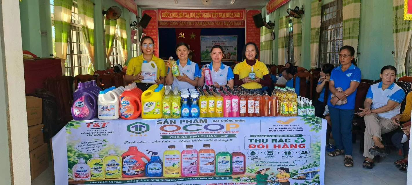 MÔ HÌNH THIẾT THỰC VÌ MÔI TRƯỜNG XANH CỦA HỘI LIÊN HIỆP PHỤ NỮ XÃ PHÚ THUẬN