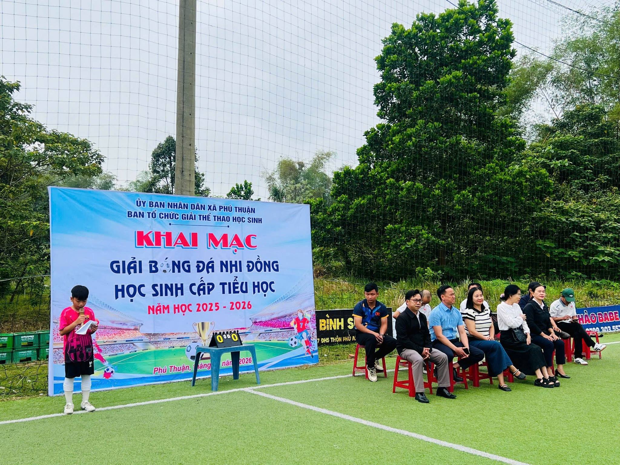 GIẢI BÓNG ĐÁ NHI ĐỒNG HỌC SINH TIỂU HỌC XÃ PHÚ THUẬN, NĂM HỌC 2025–2026