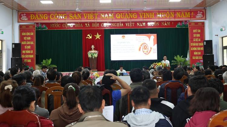 VIỆT AN TẬP HUẤN NGHIỆP VỤ CÔNG TÁC TỔ CHỨC BẦU CỬ