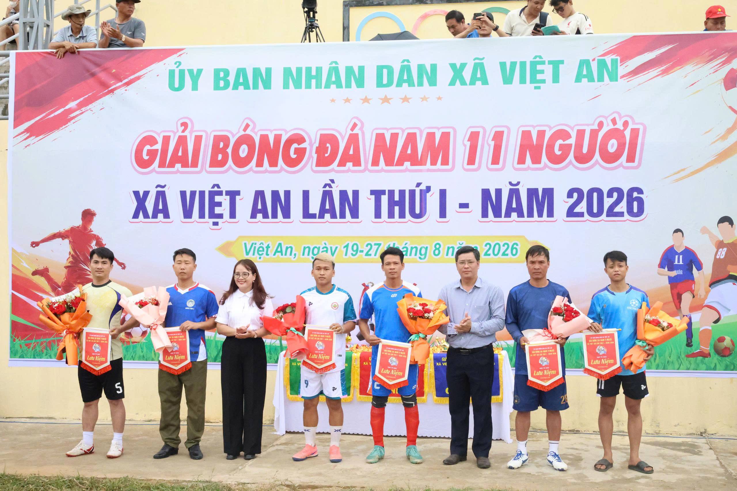 VIỆT AN KHAI MẠC GIẢI BÓNG ĐÁ NAM 11 NGƯỜI LẦN THỨ I NĂM 2026