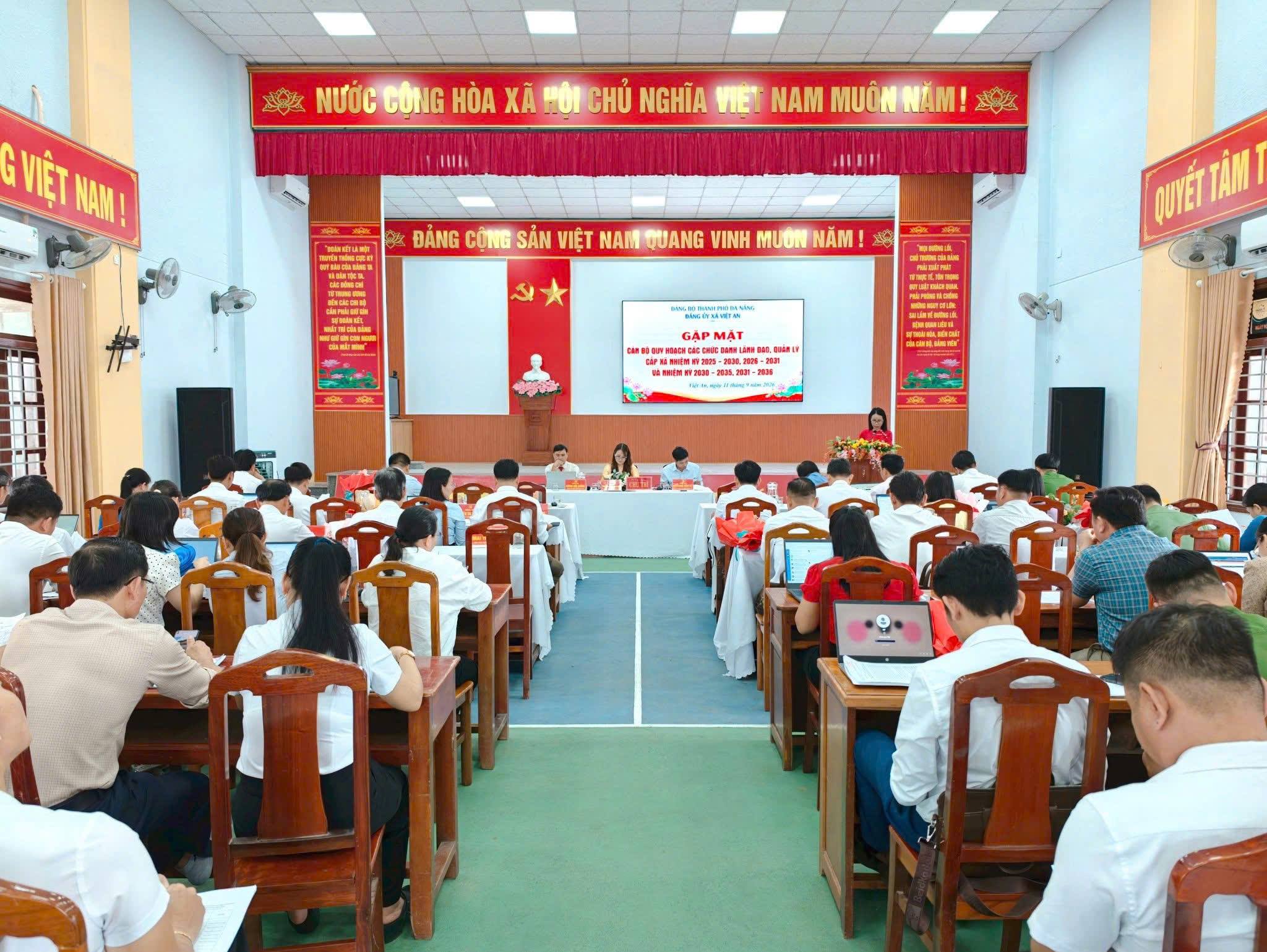 VIỆT AN GẶP MẶT CÁN BỘ QUY HOẠCH CÁC CHỨC DANH LÃNH ĐẠO, QUẢN LÝ CẤP XÃ