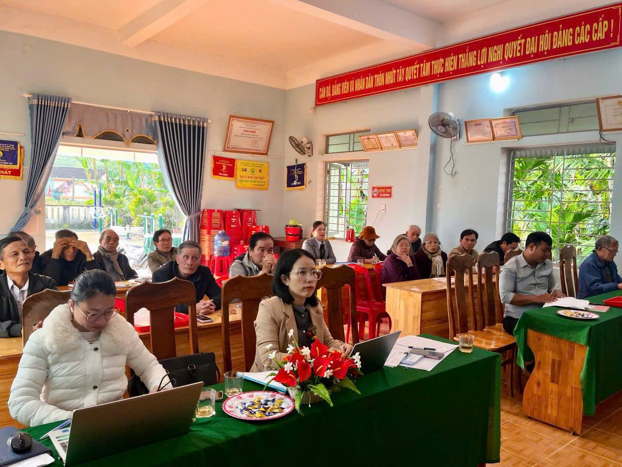 CHI BỘ THÔN NHỨT TÂY TỔ CHỨC HỘI NGHỊ TỔNG KẾT CÔNG TÁC NĂM 2025