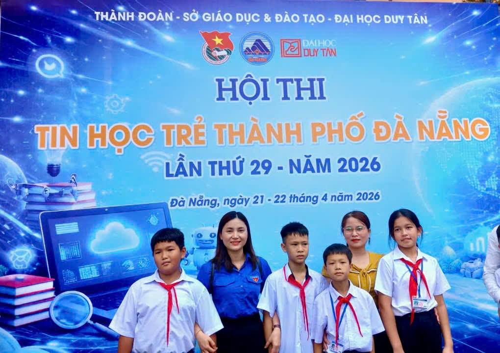 TUỔI TRẺ XÃ VIỆT AN THAM GIA HỘI THI TIN HỌC TRẺ CẤP THÀNH PHỐ