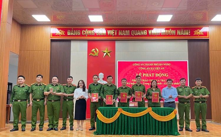 CÔNG AN XÃ VIỆT AN PHÁT ĐỘNG PHONG TRÀO THI ĐUA “BA NHẤT: KỶ LUẬT NHẤT - TRUNG THÀNH NHẤT - GẦN DÂN NHẤT”