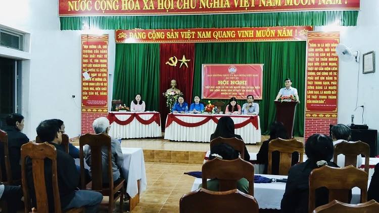 XÃ VIỆT AN HOÀN THÀNH HỘI NGHỊ TIẾP XÚC CỬ TRI VẬN ĐỘNG BẦU CỬ