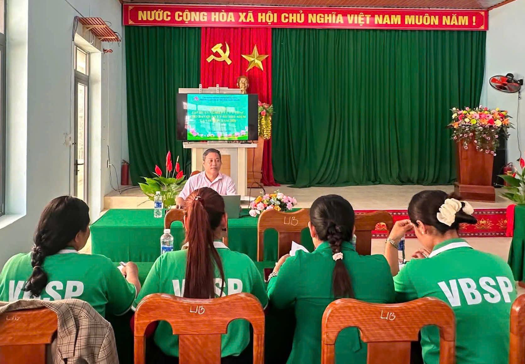 NÂNG CAO NĂNG LỰC QUẢN LÝ TỔ TIẾT KIỆM VÀ VAY VỐN, PHÁT HUY HIỆU QUẢ TÍN DỤNG CHÍNH SÁCH TRÊN ĐỊA BÀN XÃ LA ÊÊ