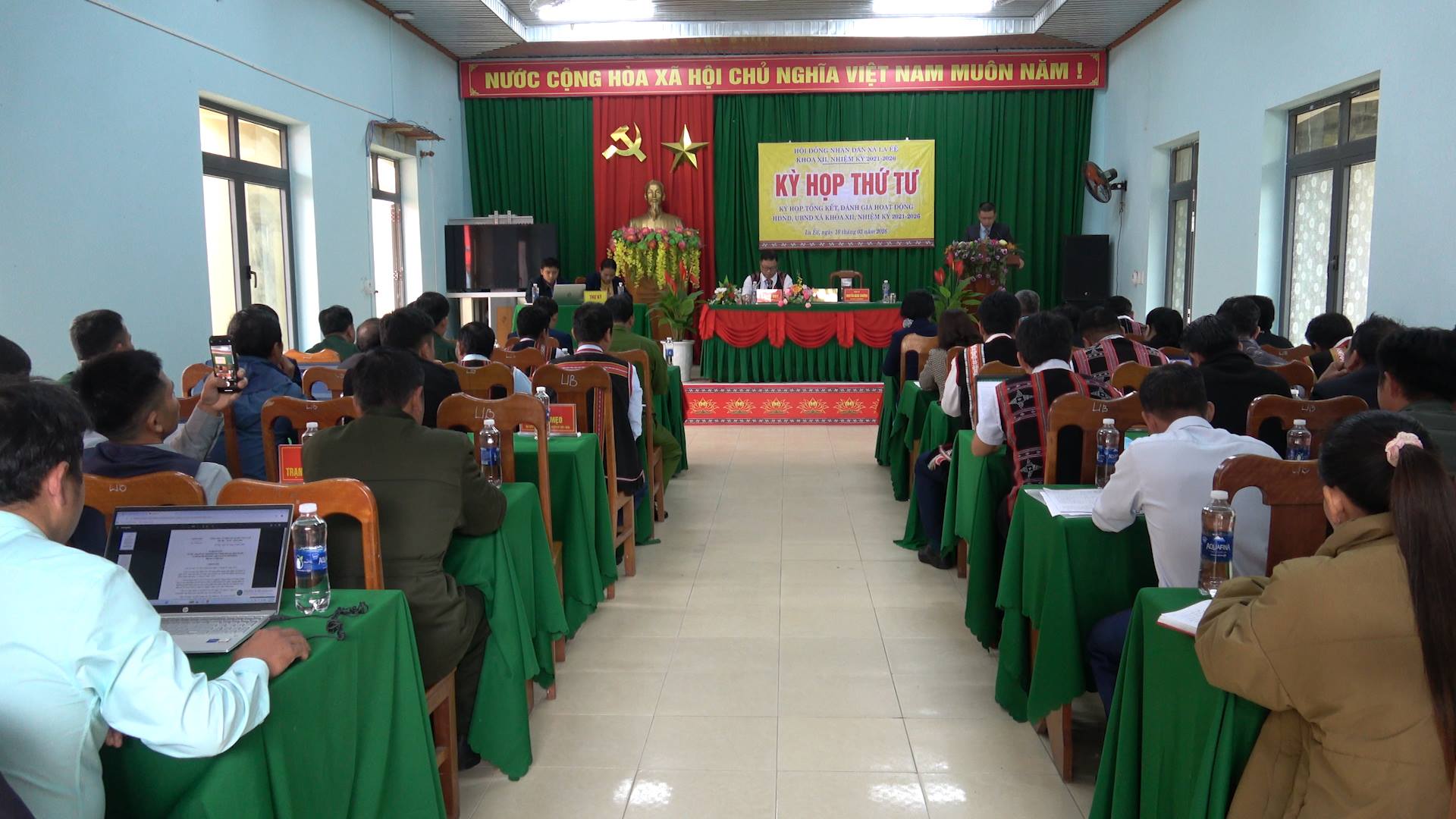 HĐND XÃ LA ÊÊ TỔ CHỨC KỲ HỌP TỔNG KẾT HOẠT ĐỘNG NHIỆM KỲ 2021–2026