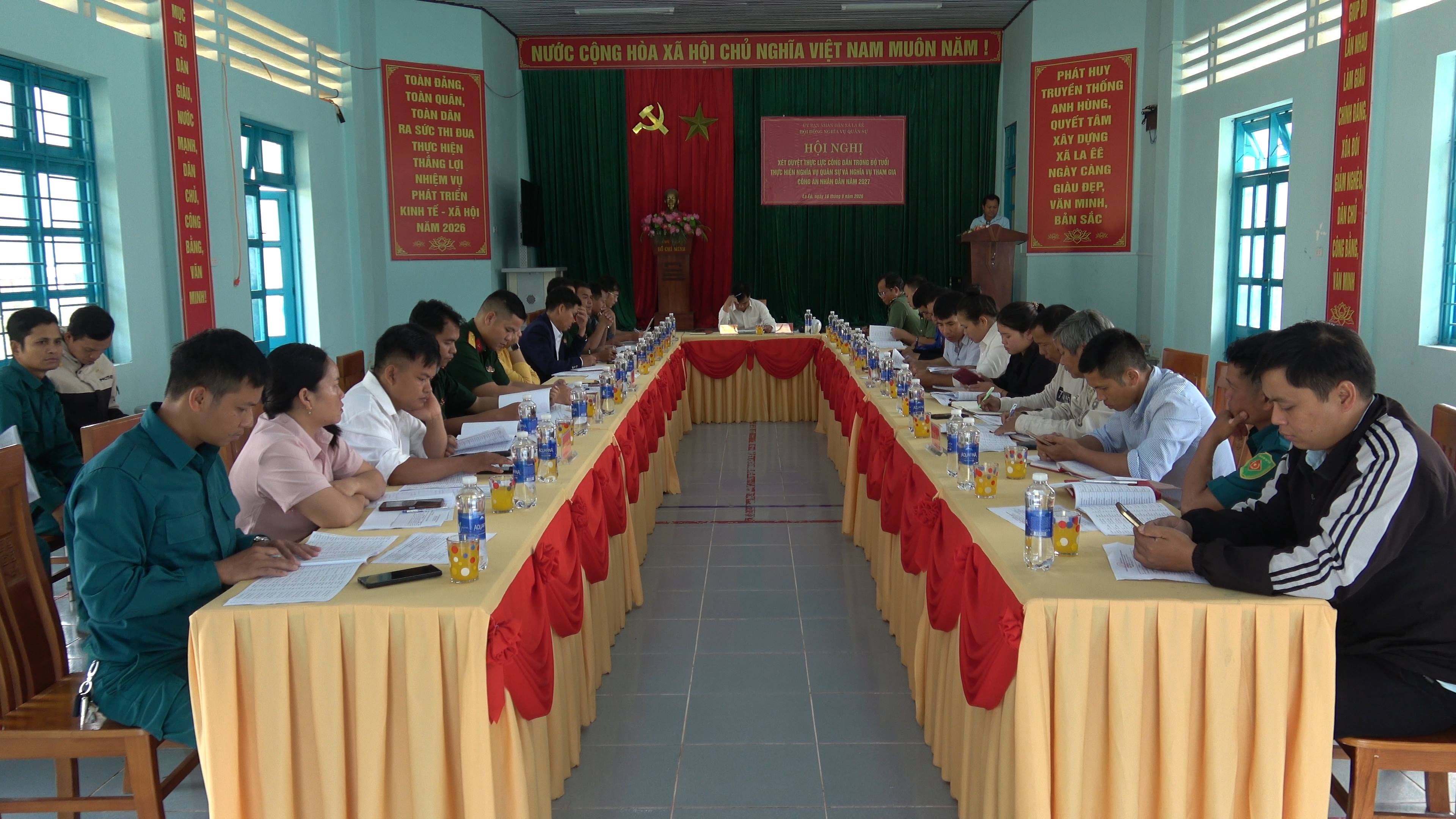 LA ÊÊ XÉT DUYỆT THỰC LỰC CÔNG DÂN TRONG ĐỘ TUỔI THỰC HIỆN NGHĨA VỤ QUÂN SỰ VÀ NGHĨA VỤ THAM GIA CÔNG AN NHÂN DÂN NĂM 2027