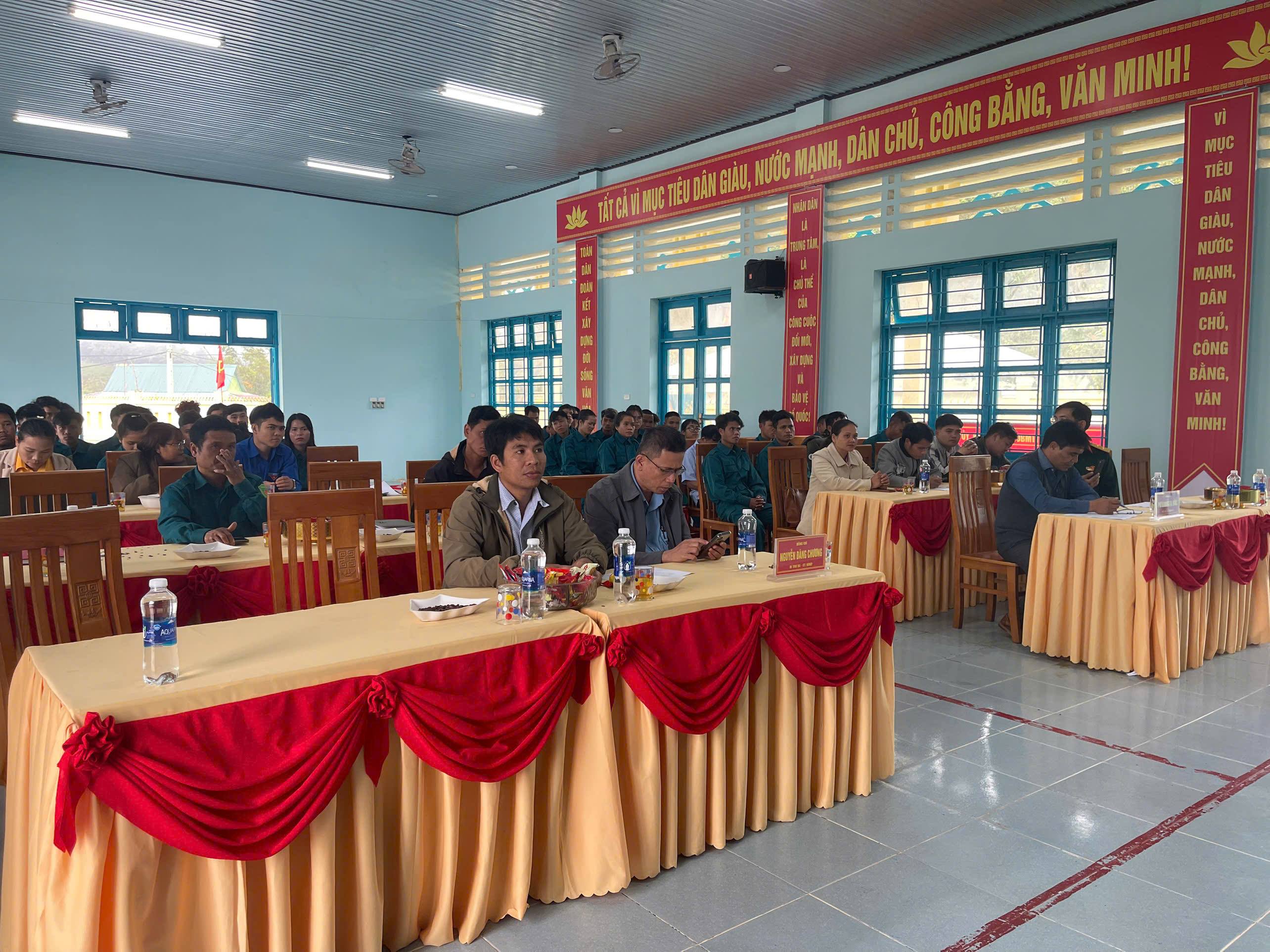 XÃ LA ÊÊ TỔ CHỨC LỄ CÔNG BỐ QUYẾT ĐỊNH HOÀN THÀNH NGHĨA VỤ DÂN QUÂN VÀ KẾT NẠP LỰC LƯỢNG DÂN QUÂN NĂM 2026