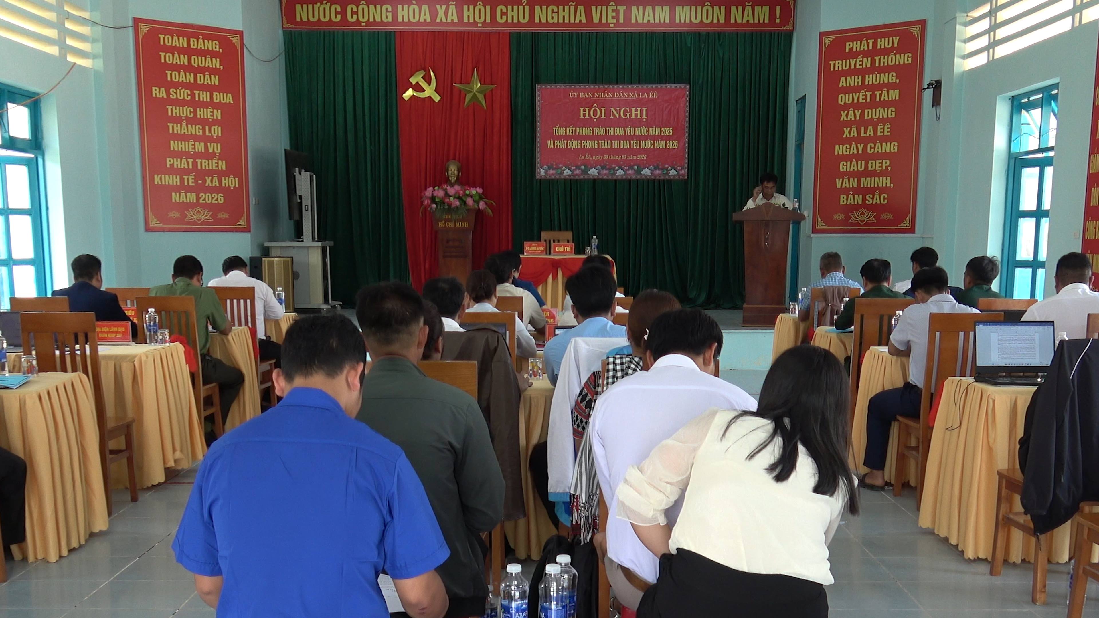 LA ÊÊ TỔNG KẾT PHONG TRÀO THI ĐUA YÊU NƯỚC NĂM 2025, PHÁT ĐỘNG THI ĐUA NĂM 2026.