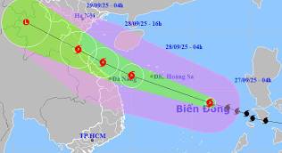 KHẨN TRƯƠNG TRIỂN KHAI CÁC BIỆN PHÁP ỨNG PHÓ BÃO SỐ 10