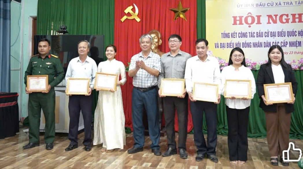 Trà Tập tổng kết công tác bầu cử Quốc hội khóa XVI và HĐND nhiệm kỳ 2026–2031
