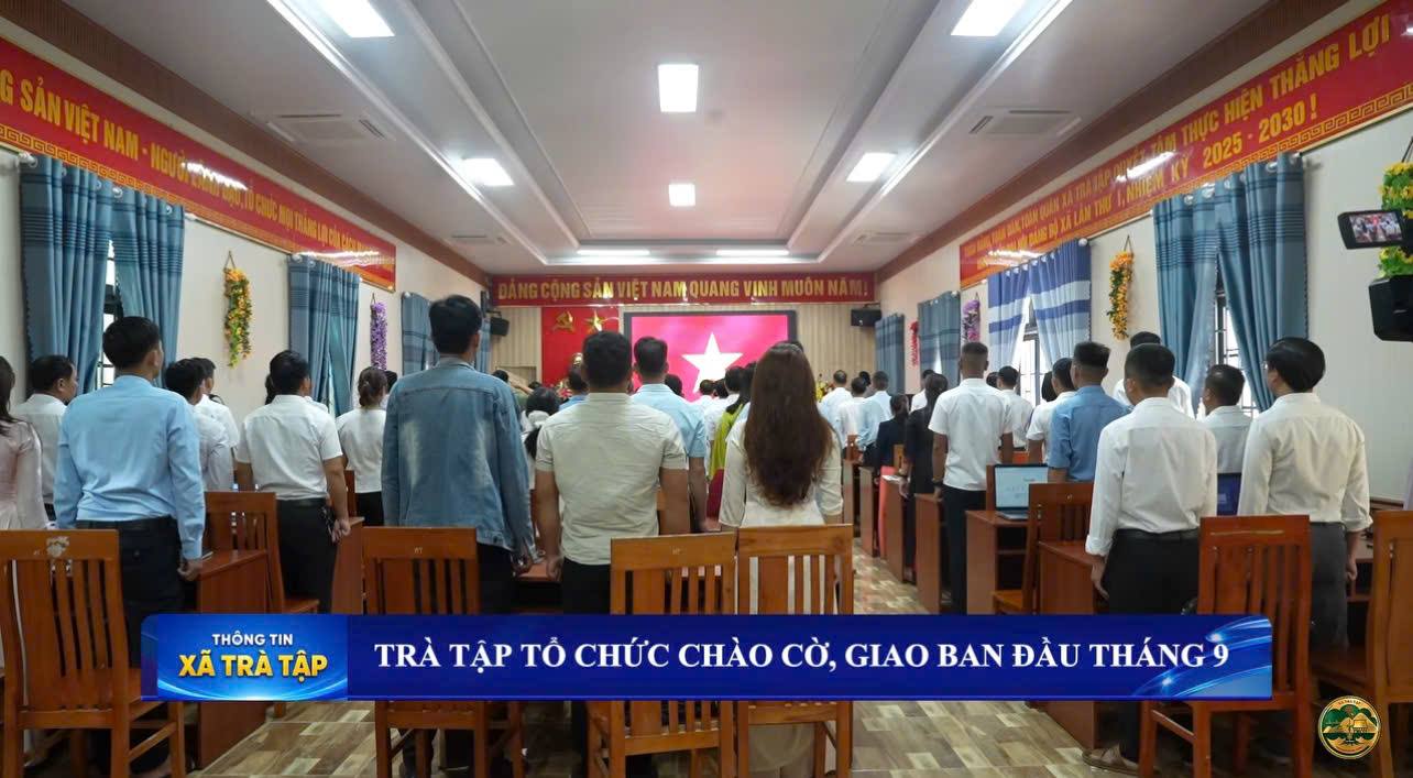 Trà Tập chào cờ tháng 9 năm 2026