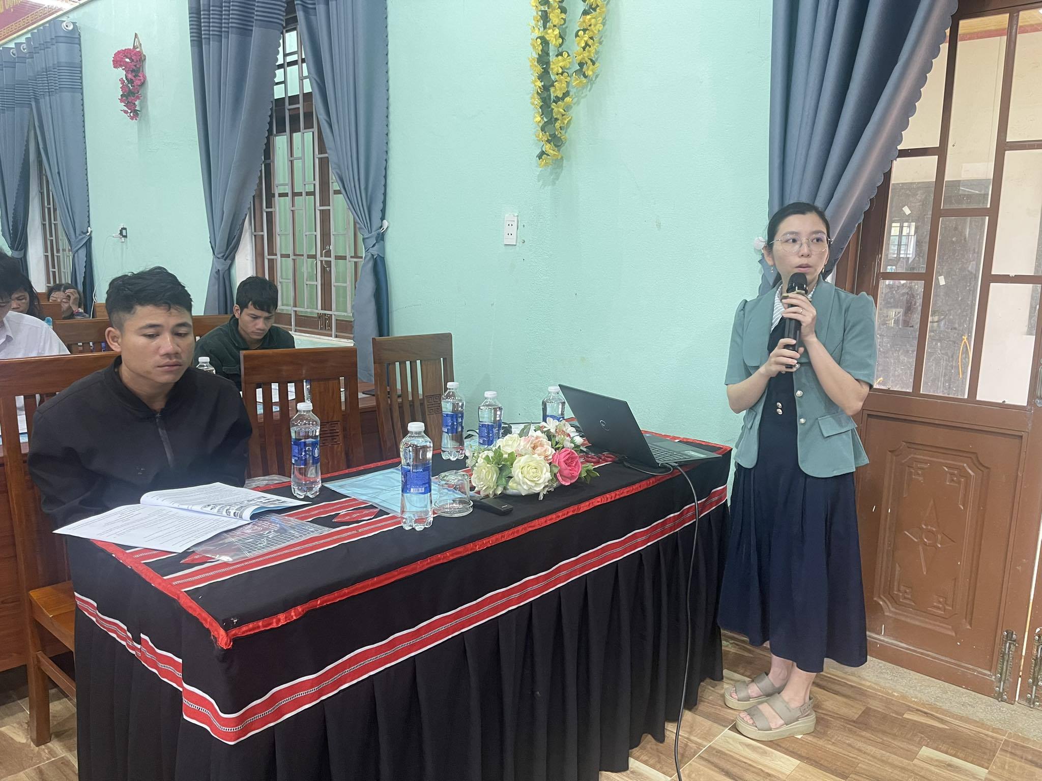 UBND xã Trà Tập tập huấn tuyên truyền bảo vệ môi trường và phân loại rác thải tại nguồn