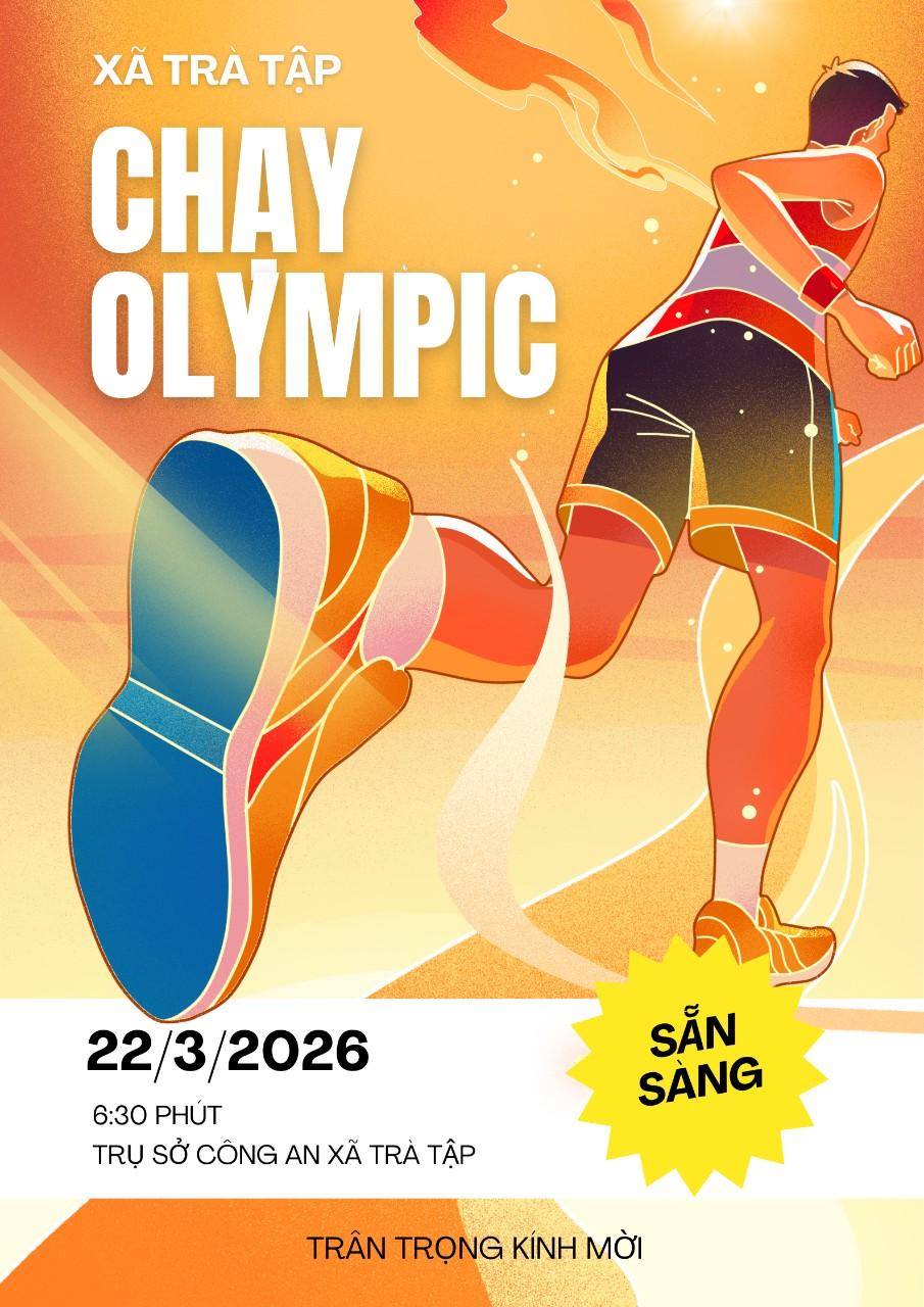 Trà Tập tổ chức Ngày chạy Olympic vì sức khỏe toàn dân năm 2026