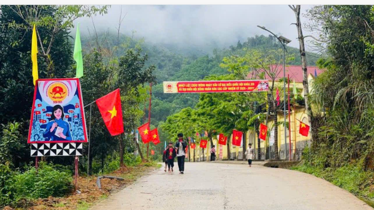 Xã miền núi Trà Tập sẵn sàng cho ngày hội bầu cử