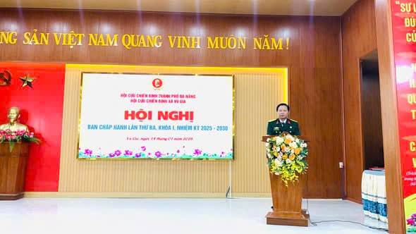 HỘI NGHỊ BAN CHẤP HÀNH HỘI CỰU CHIẾN BINH XÃ VU GIA LẦN THỨ BA, KHÓA I, NHIỆM KỲ 2025 – 2030