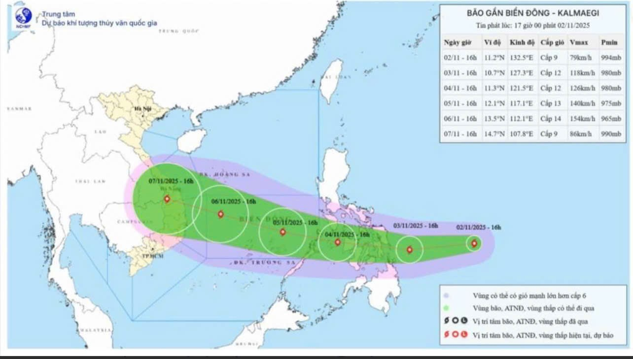 Chủ động ứng phó với bão KALMAEGI, không khí lạnh, mưa, lũ trên địa bàn xã Vu Gia