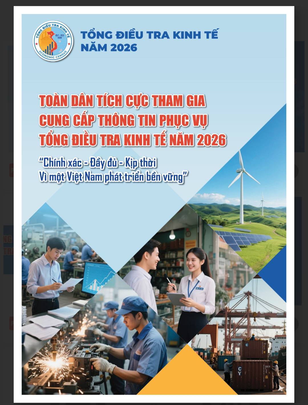 Tổng điều tra kinh tế năm 2026: Chung tay cung cấp thông tin chính xác vì sự phát triển bền vững của Việt Nam!