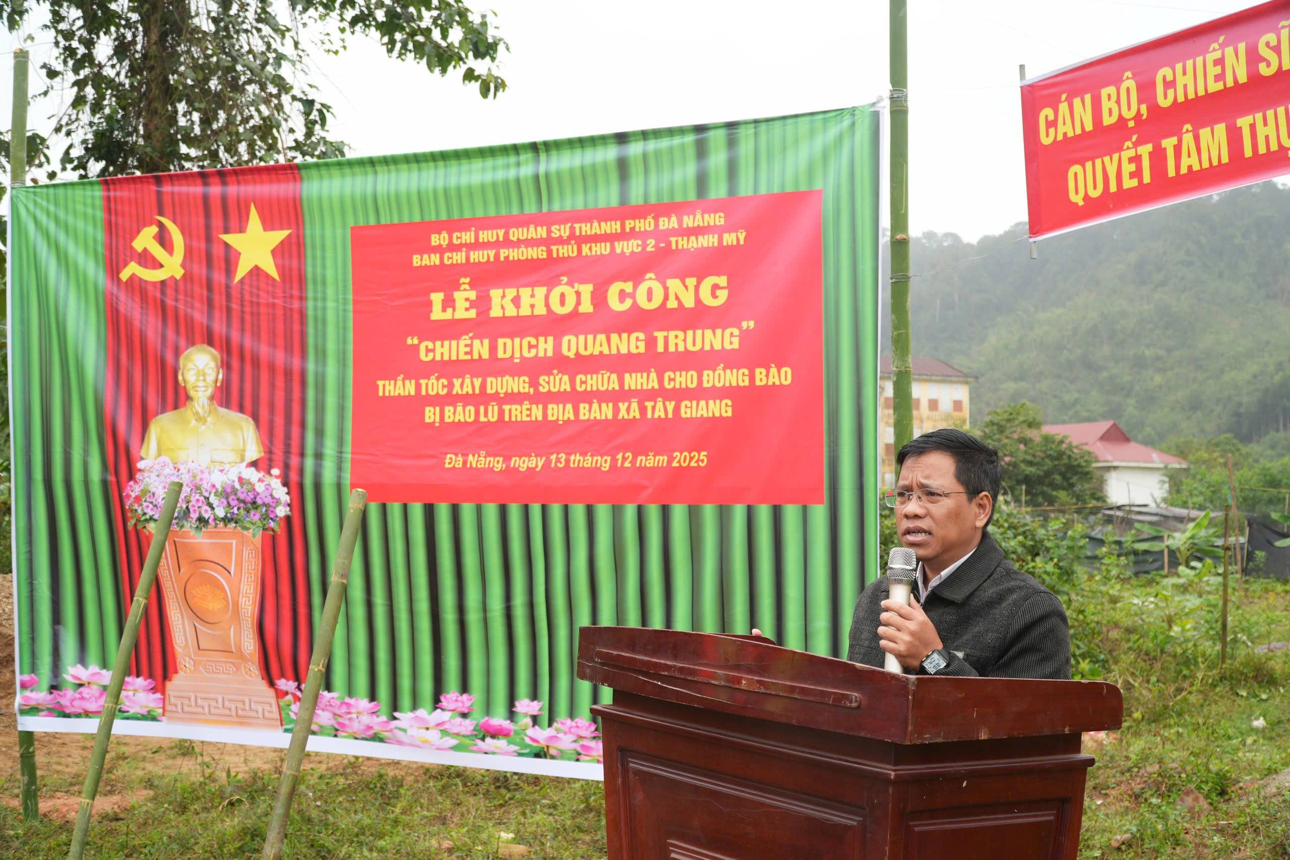 Lễ Khởi công “Chiến dịch Quang Trung – Thắp Lại Mái Ấm Tây Giang