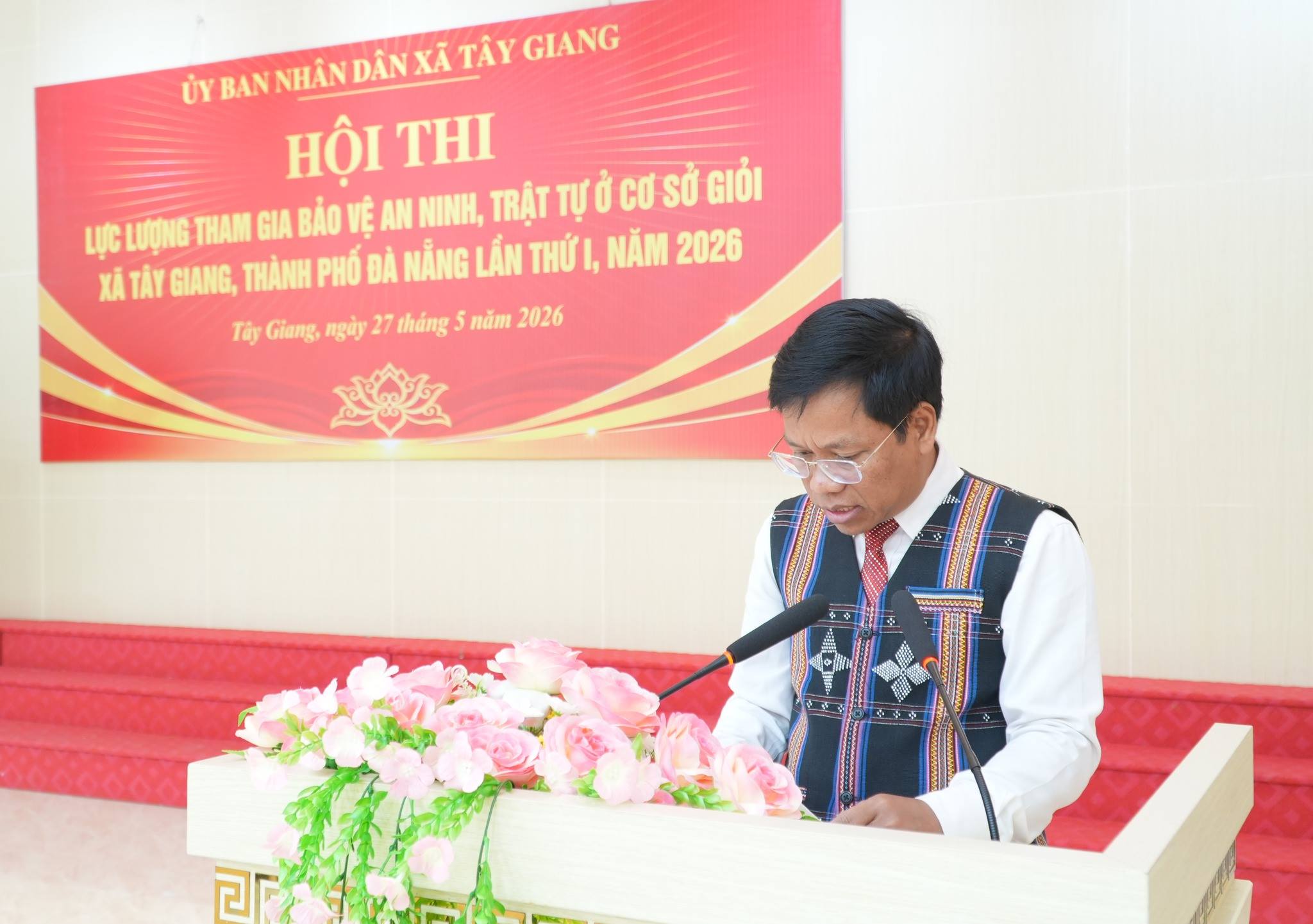 HỘI THI LỰC LƯỢNG THAM GIA BẢO VỆ AN NINH, TRẬT TỰ Ở CƠ SỞ GIỎI LẦN THỨ NHẤT, NĂM 2026