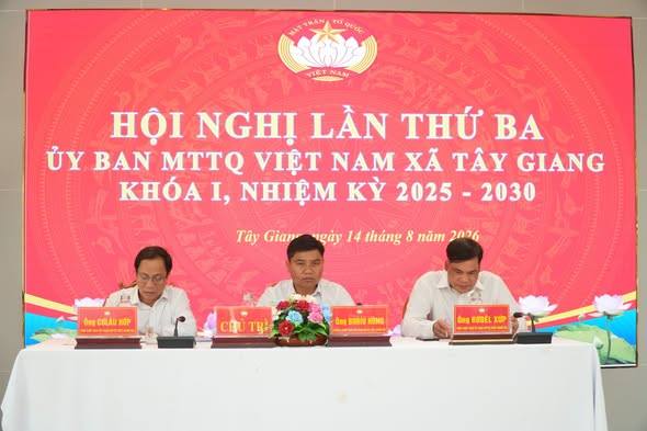 Hội nghị Ủy ban MTTQ Việt Nam xã lần thứ ba, nhiệm kỳ 2025-2030
