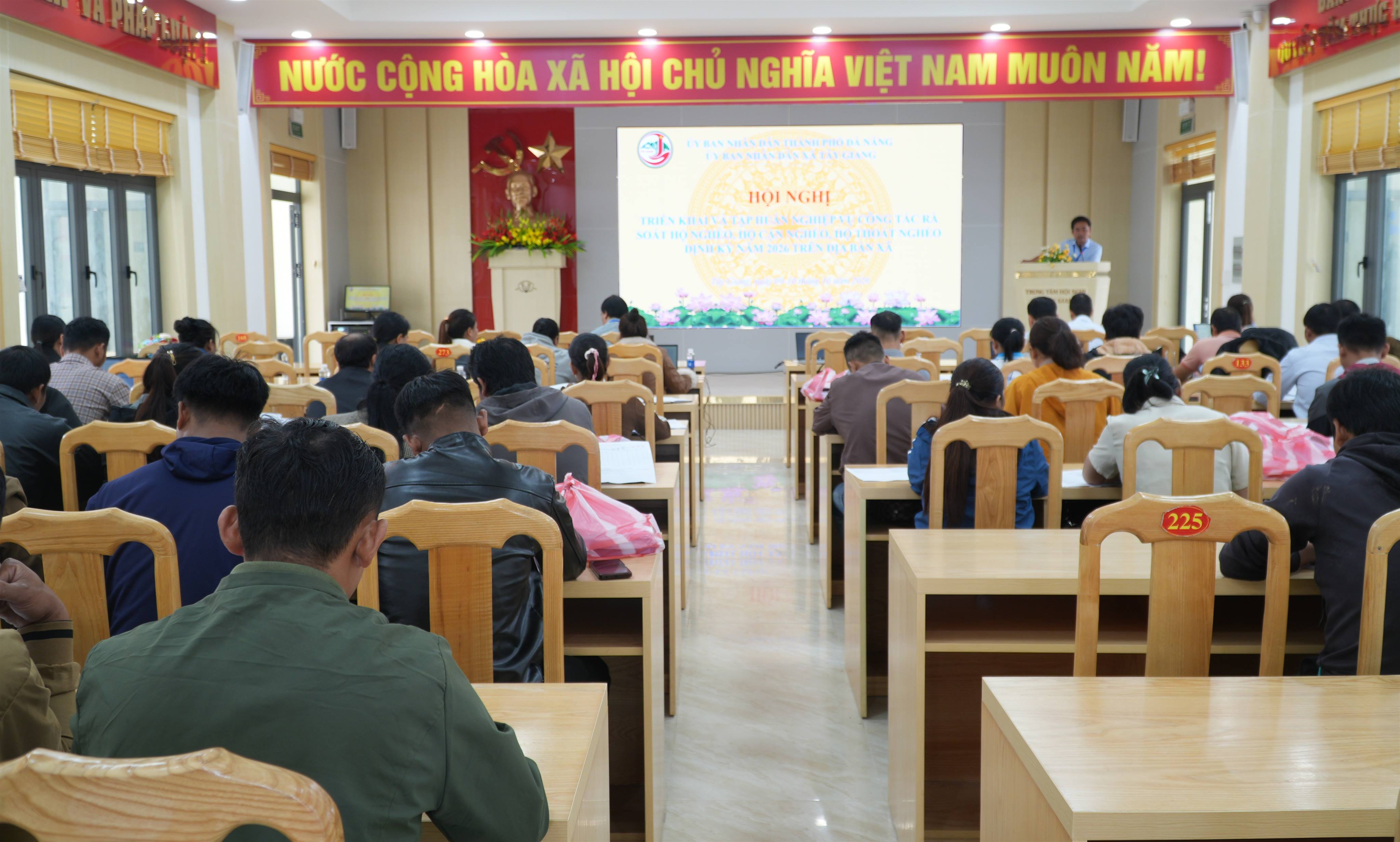 Tây Giang triển khai rà soát, công nhận hộ nghèo, hộ cận nghèo và hộ thoát nghèo năm 2026