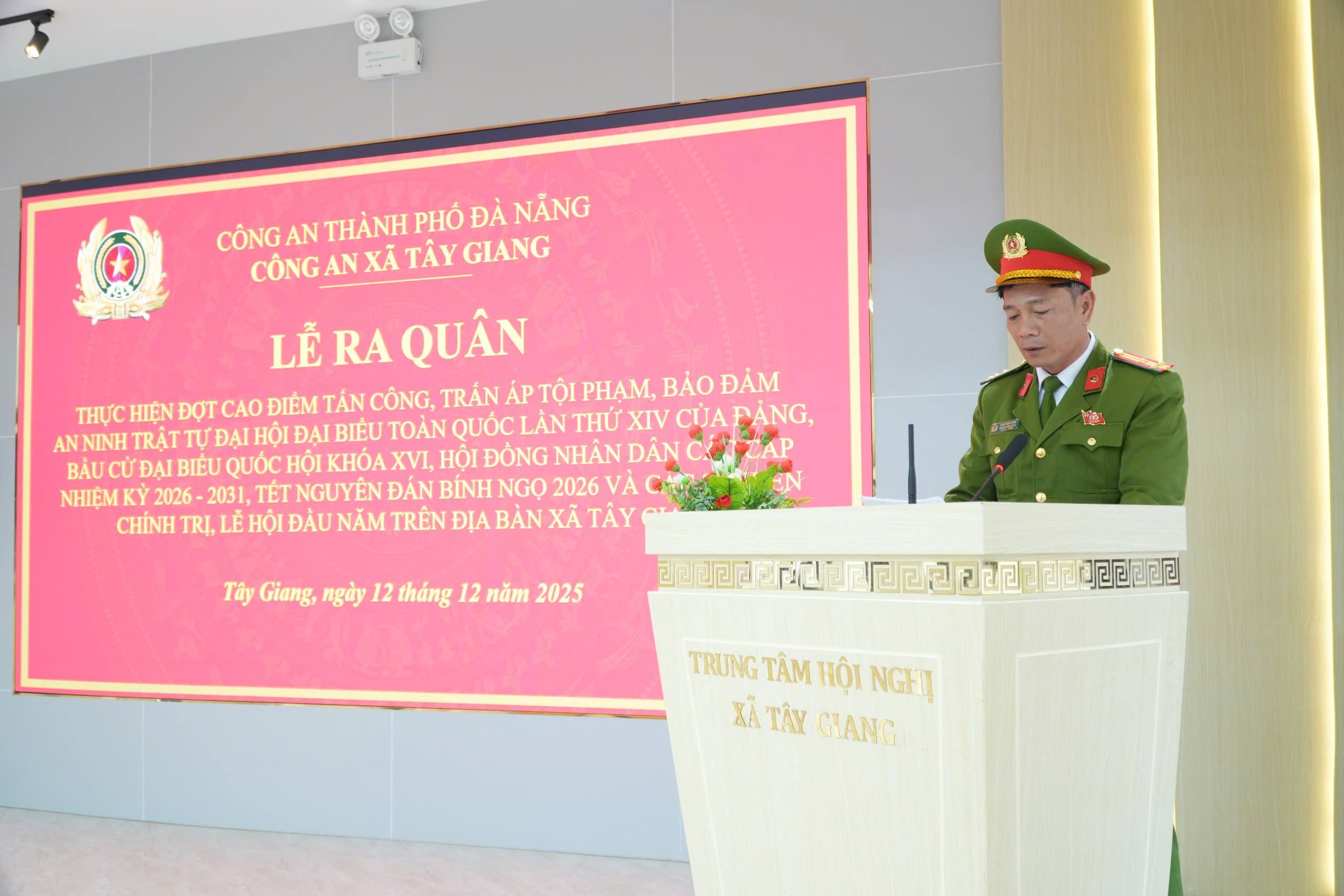 Lễ ra quân cao điểm tấn công, trấn áp tội phạm, bảo đảm ANTT