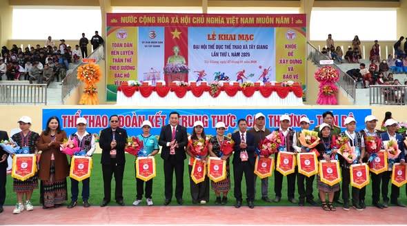 Khai mạc Đại hội TDTT xã Tây Giang lần thứ I, năm 2026