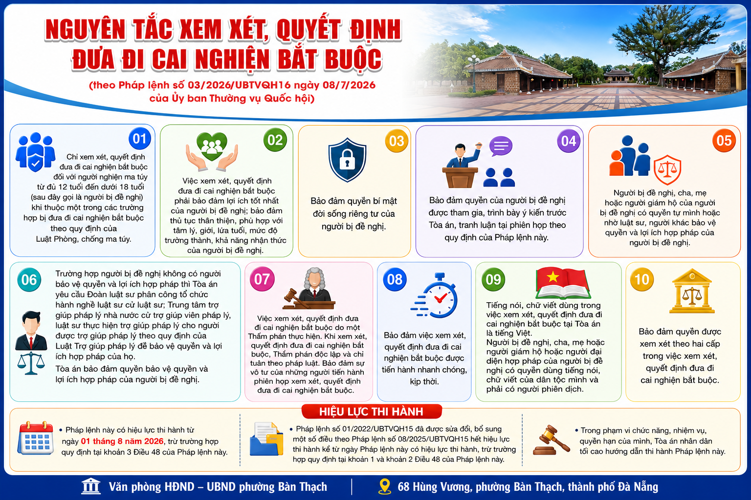 Chỉ xem xét, quyết định đưa đi cai nghiện bắt buộc đối với người nghiện ma túy từ đủ 12 tuổi đến dưới 18 tuổi