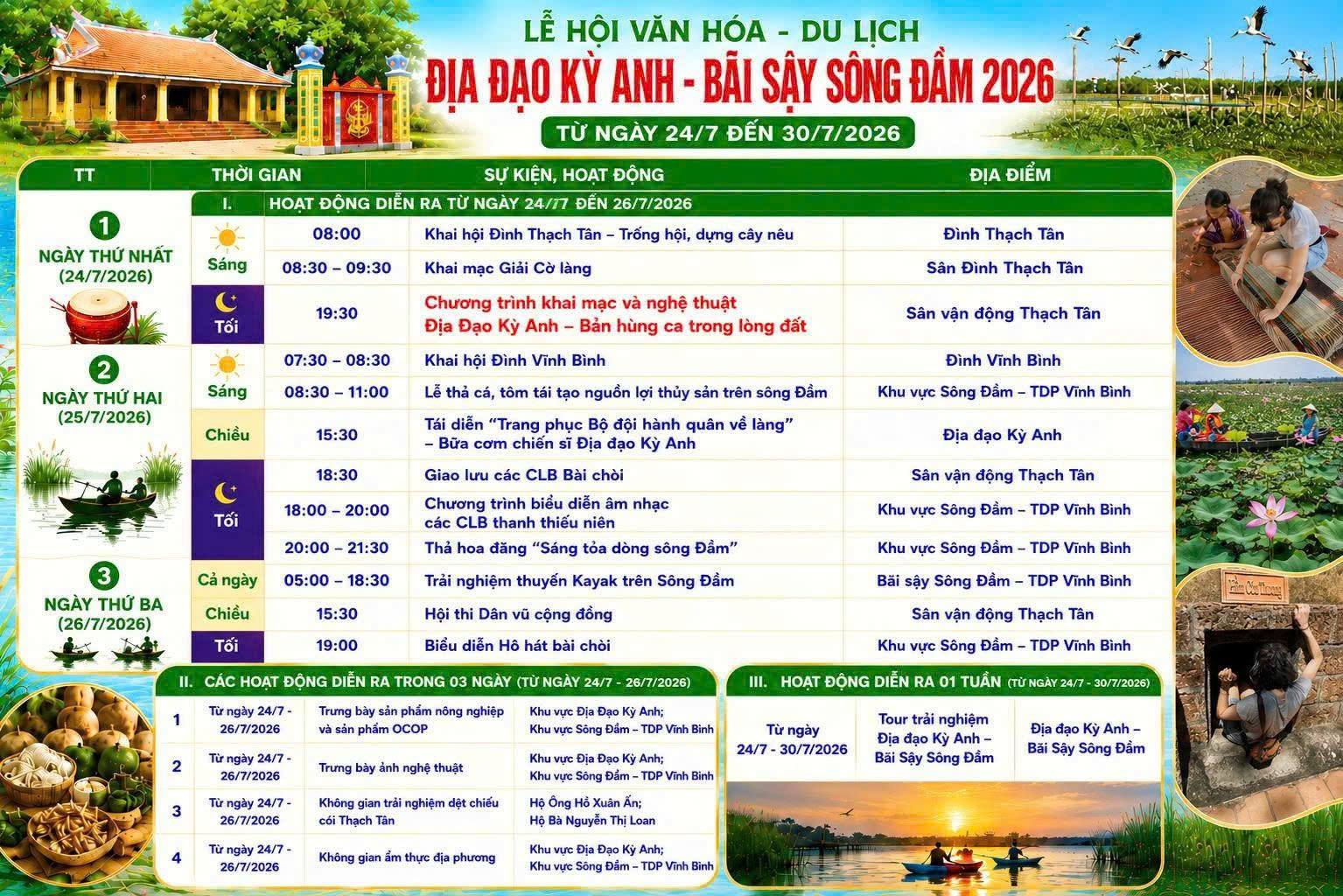 Về Bàn Thạch khám phá Địa đạo Kỳ Anh - Bãi Sậy Sông Đầm