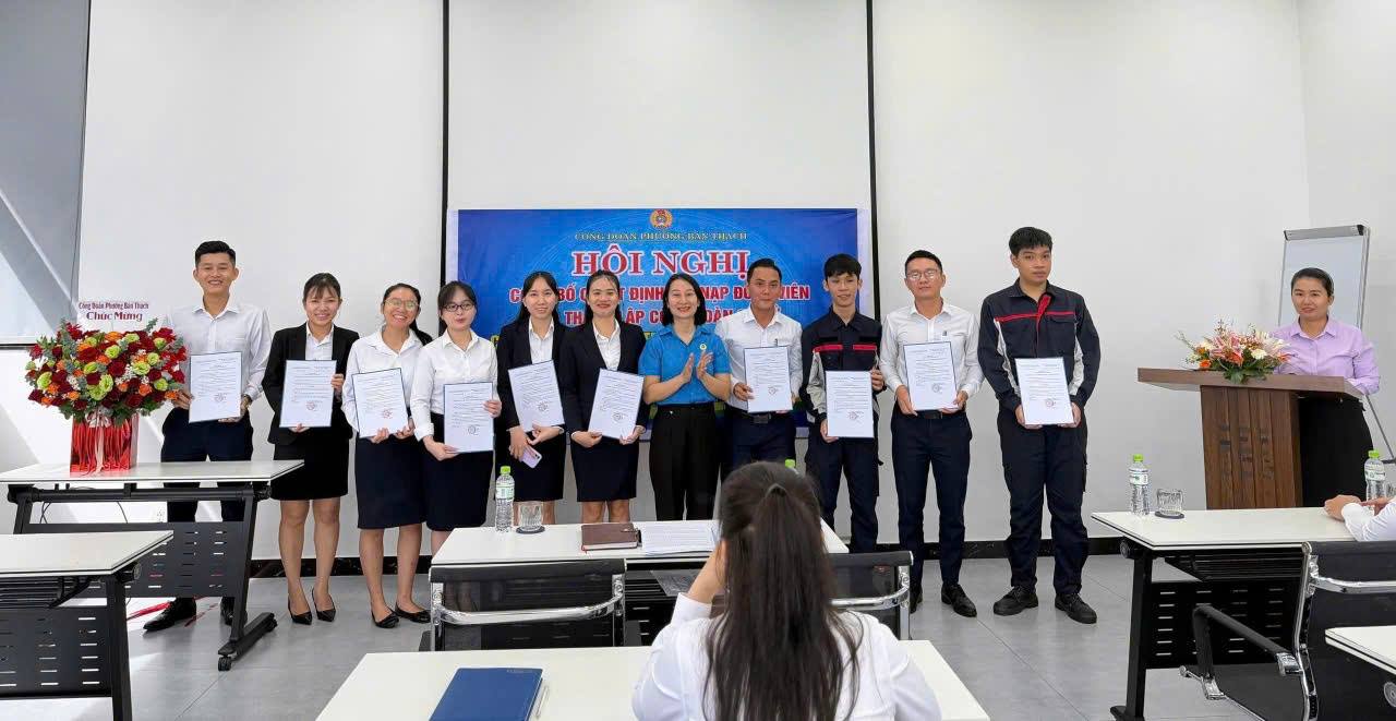 THÀNH LẬP CÔNG ĐOÀN CƠ SỞ CÔNG TY TNHH TOYOTA TRANG LÊ QUẢNG NAM