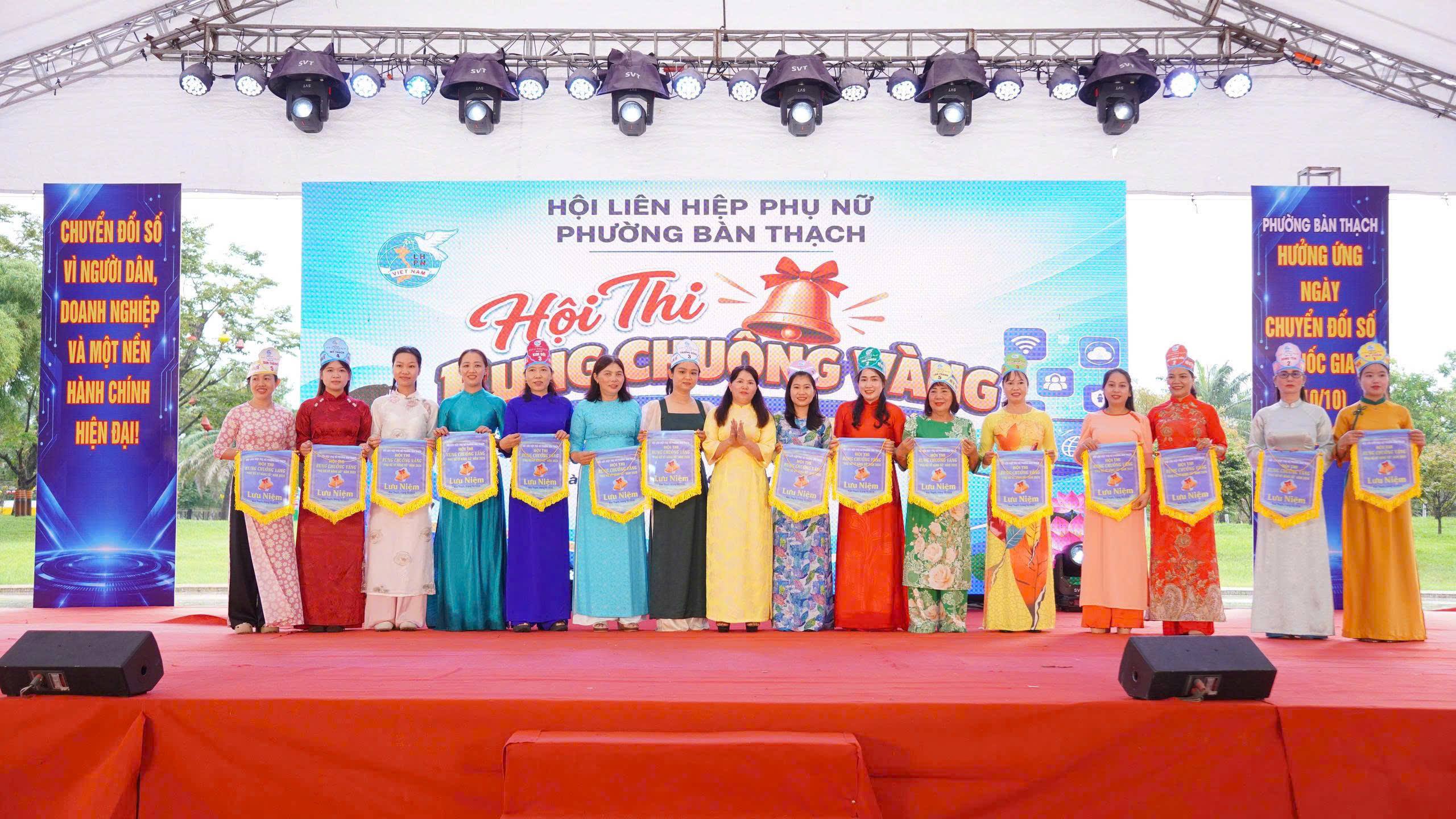 75 hội viên phụ nữ Bàn Thạch tranh tài kiến thức chuyển đổi số