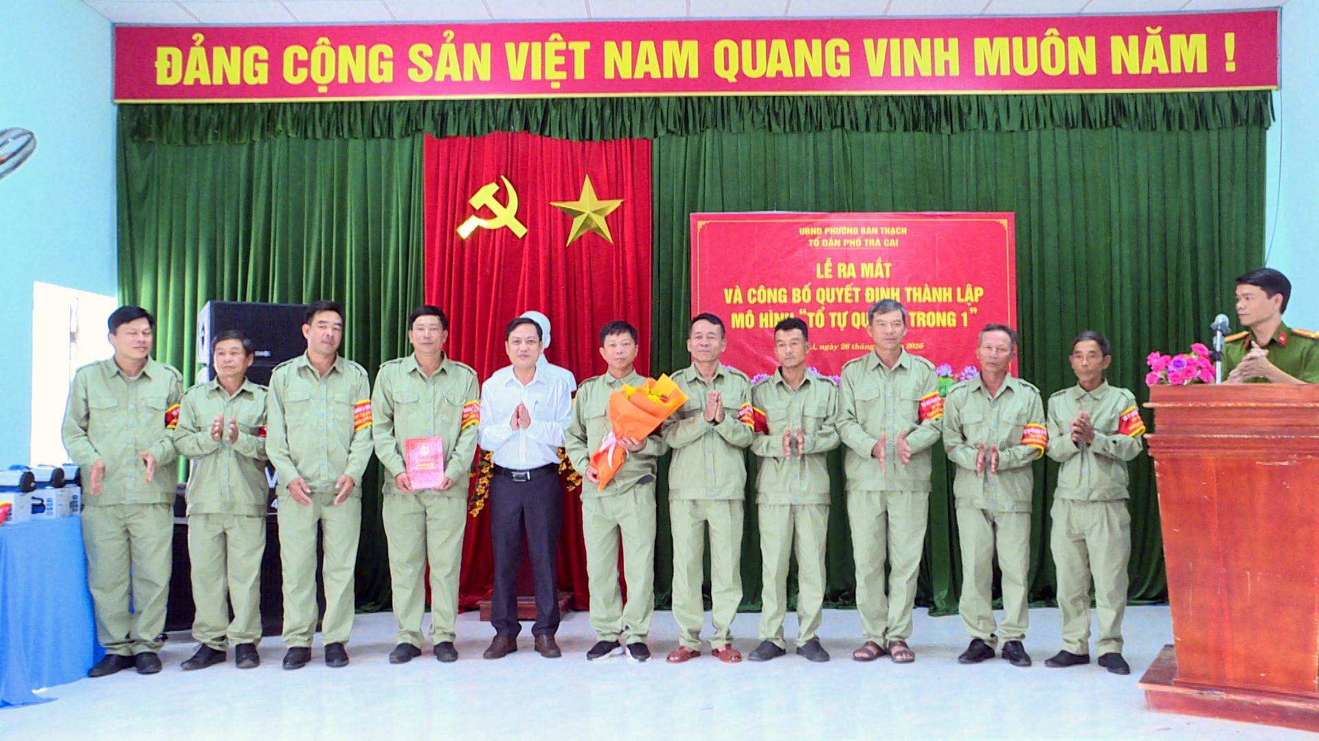 Tổ dân phố Trà Cai ra mắt mô hình “Tổ tự quản 5 trong 1”