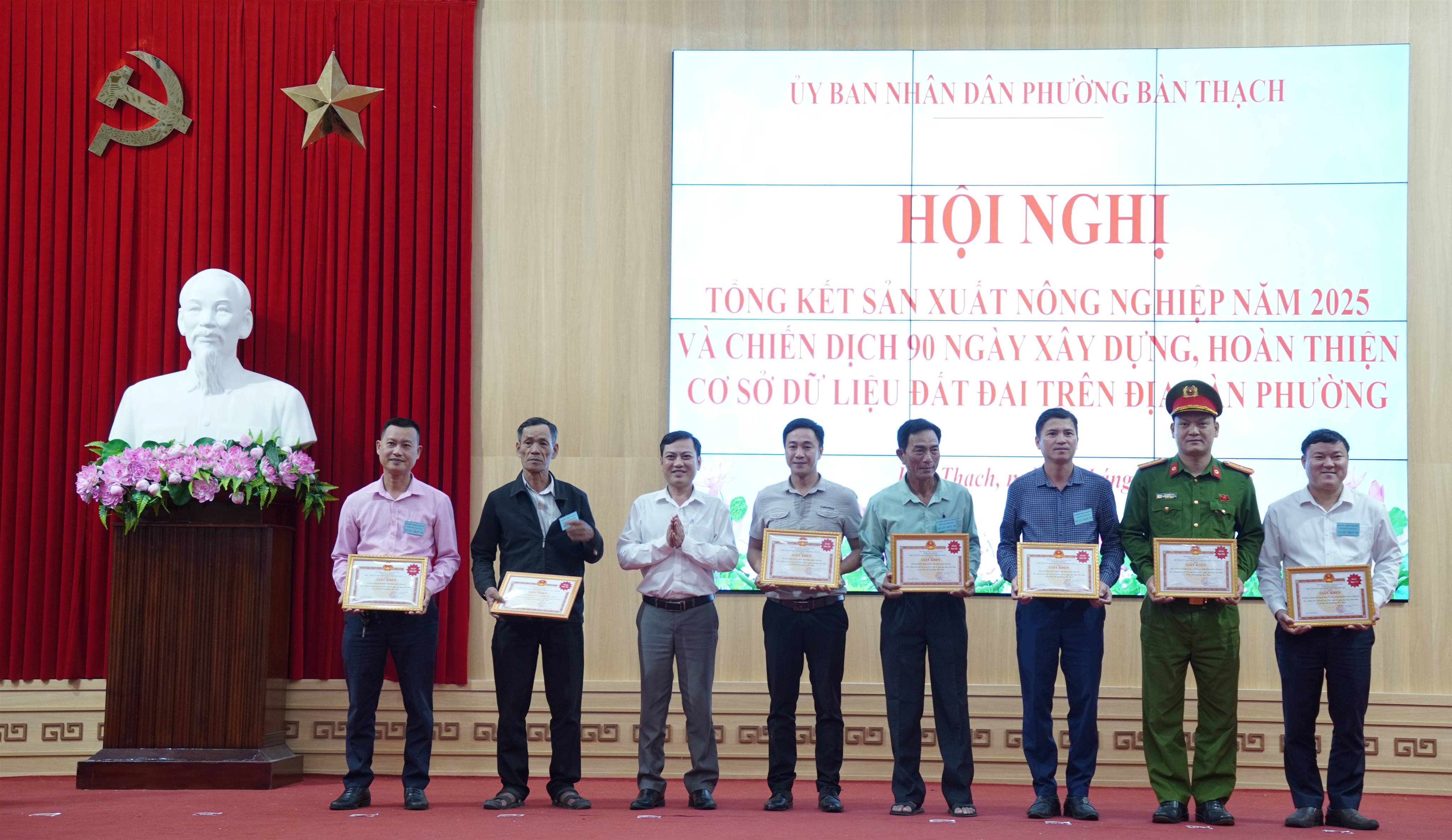 Phường Bàn Thạch tổng kết sản xuất nông nghiệp năm 2025 và Chiến dịch 90 ngày hoàn thiện cơ sở dữ liệu đất đai