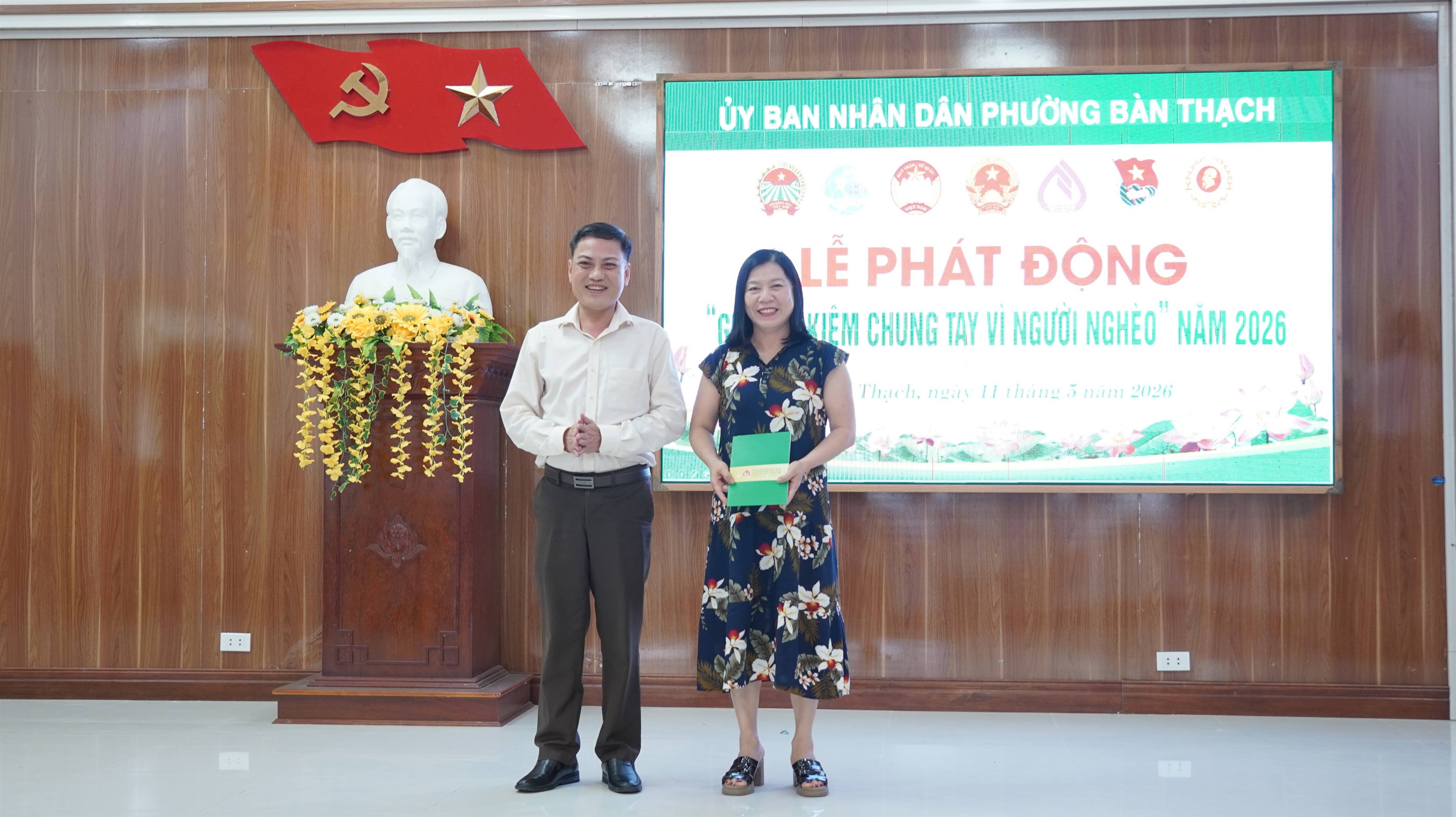 Bàn Thạch phát động chương trình “Gửi tiết kiệm chung tay vì người nghèo”