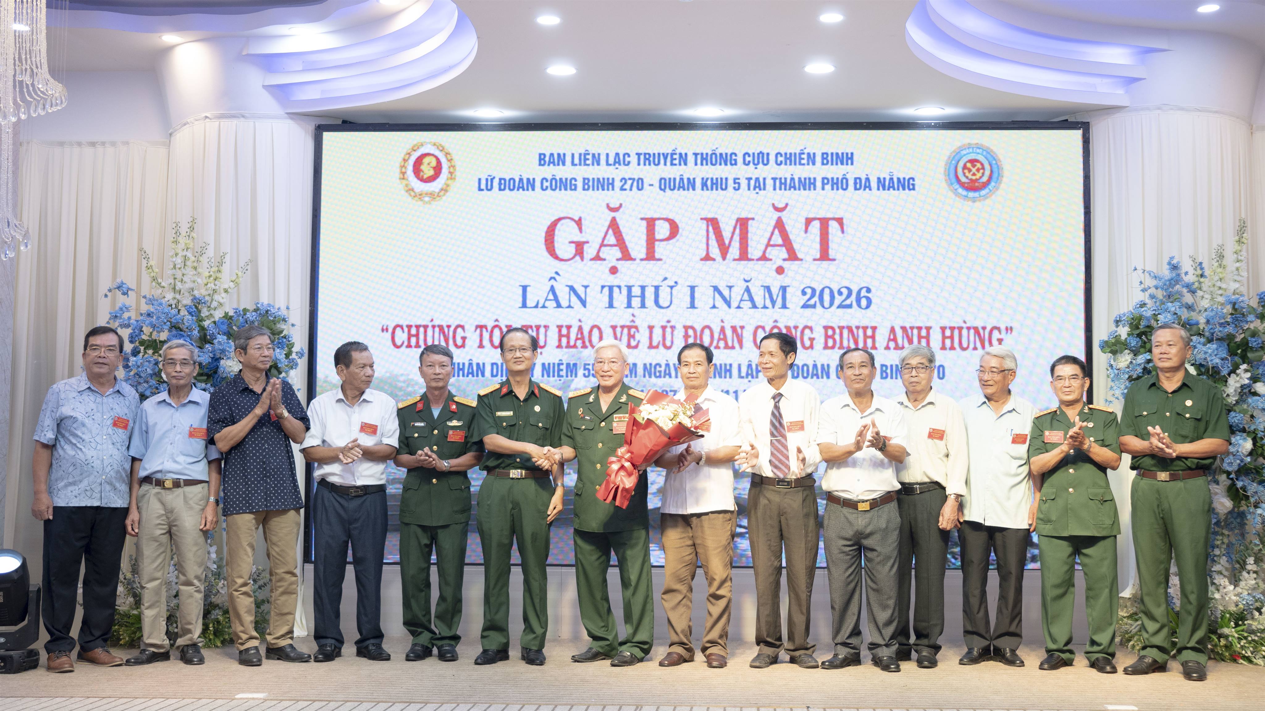Gặp mặt truyền thống Lữ đoàn Công binh 270 – Quân khu V nhân kỷ niệm 55 năm thành lập