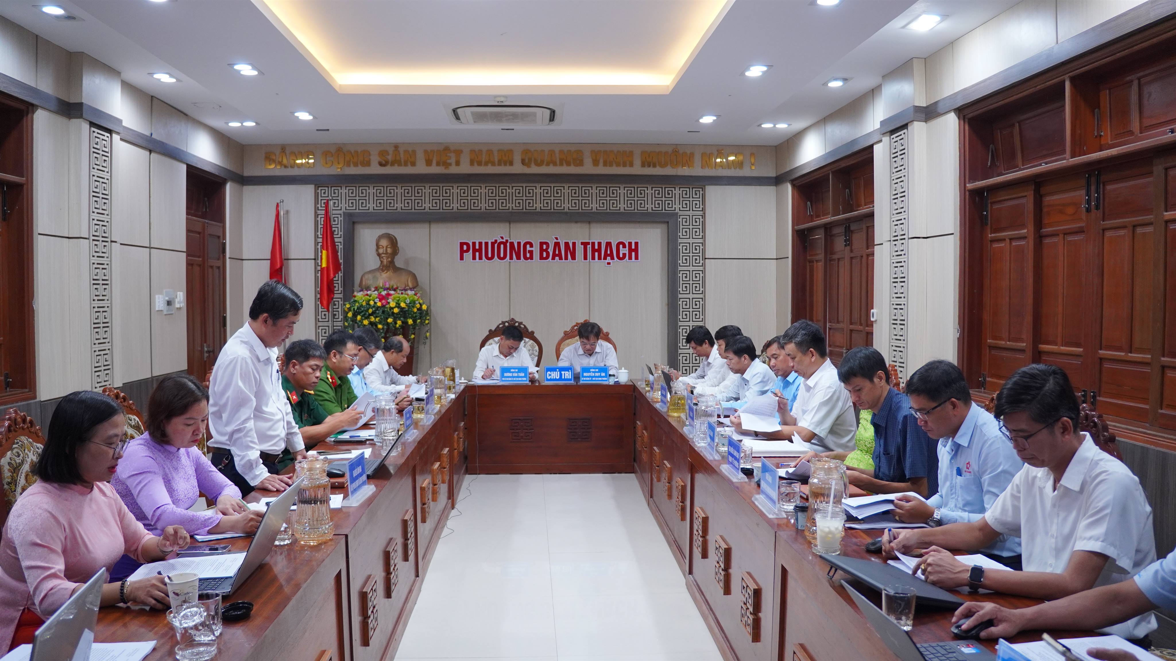 Bàn Thạch đánh giá kết quả thực hiện nhiệm vụ 9 tháng đầu năm 2026