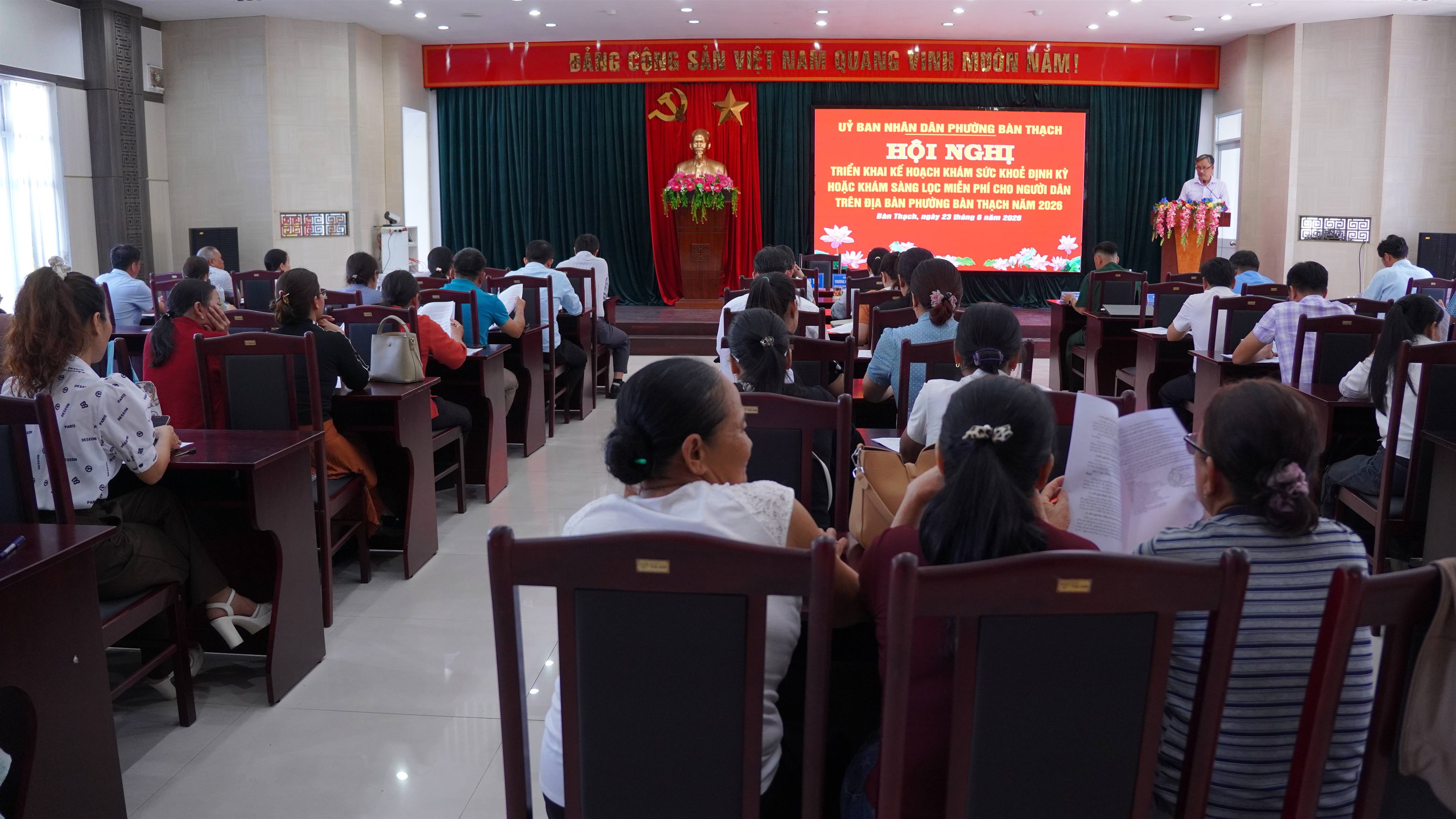 Bàn Thạch triển khai kế hoạch khám sức khỏe miễn phí cho người dân năm 2026