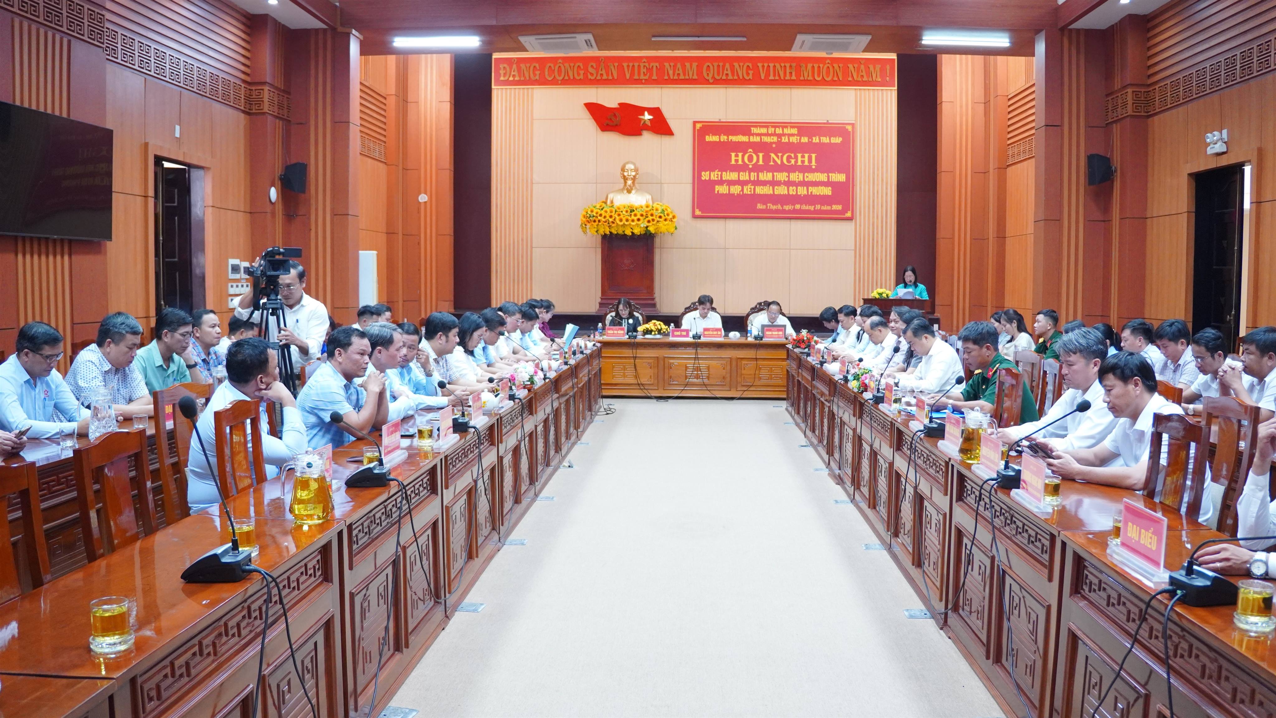 Bàn Thạch, Việt An và Trà Giáp sơ kết 1 năm thực hiện Chương trình phối hợp, kết nghĩa