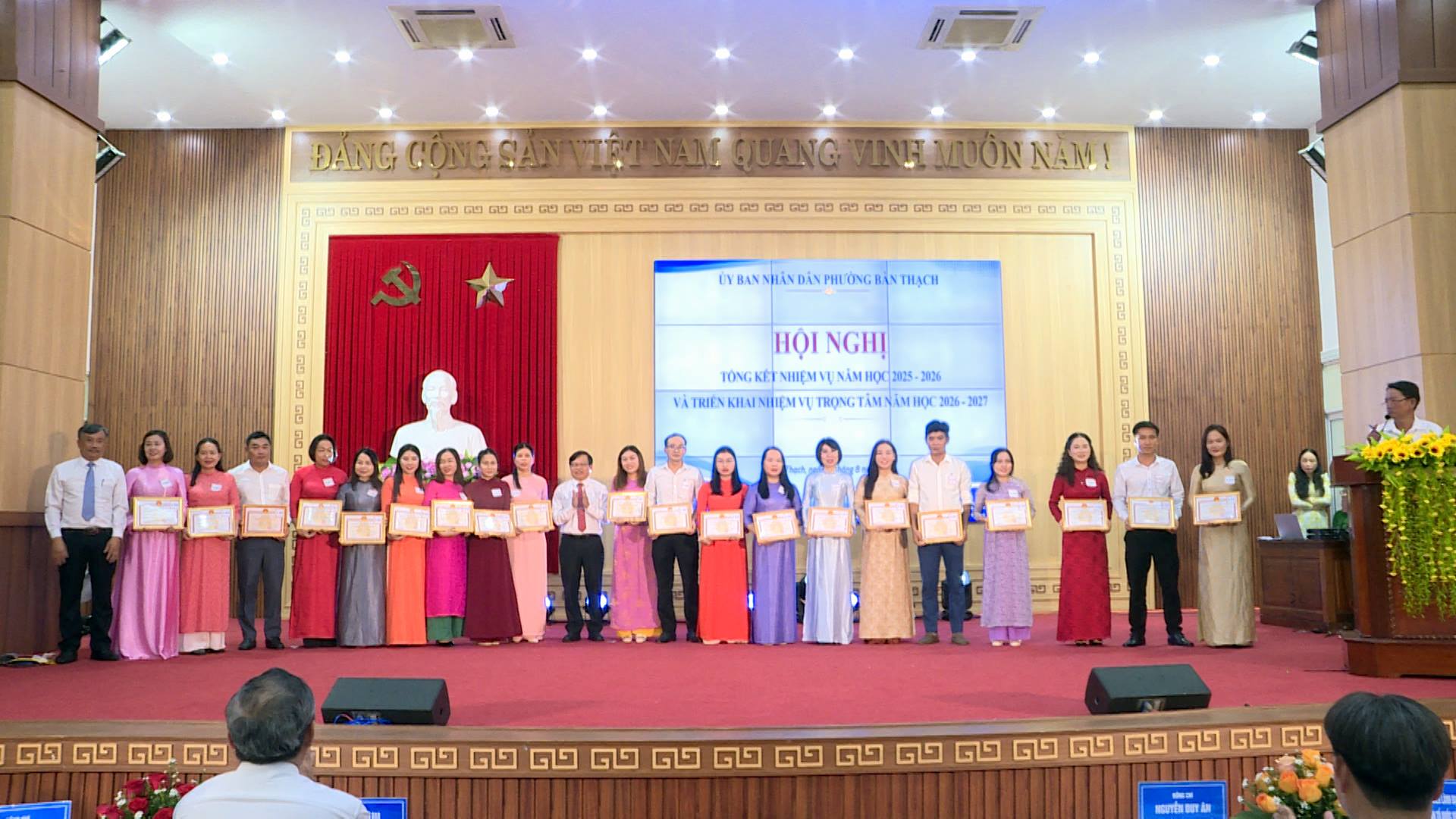 Bàn Thạch tổng kết nhiệm vụ năm học 2025-2026, triển khai nhiệm vụ năm học 2026-2027